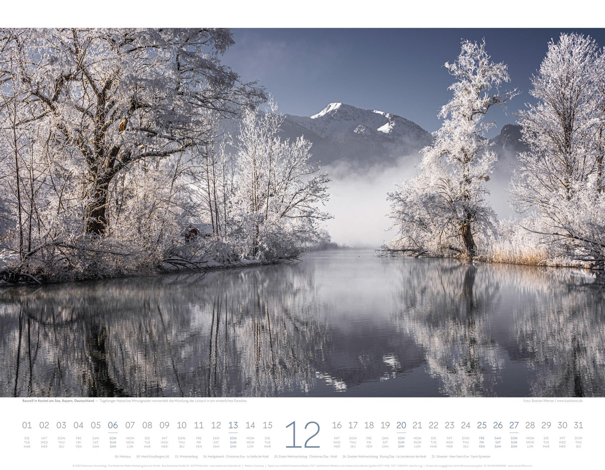 Beispielinhalt (Bild) Naturkräfte Kalender 2026 | Wetterphänomene und Naturgewalten