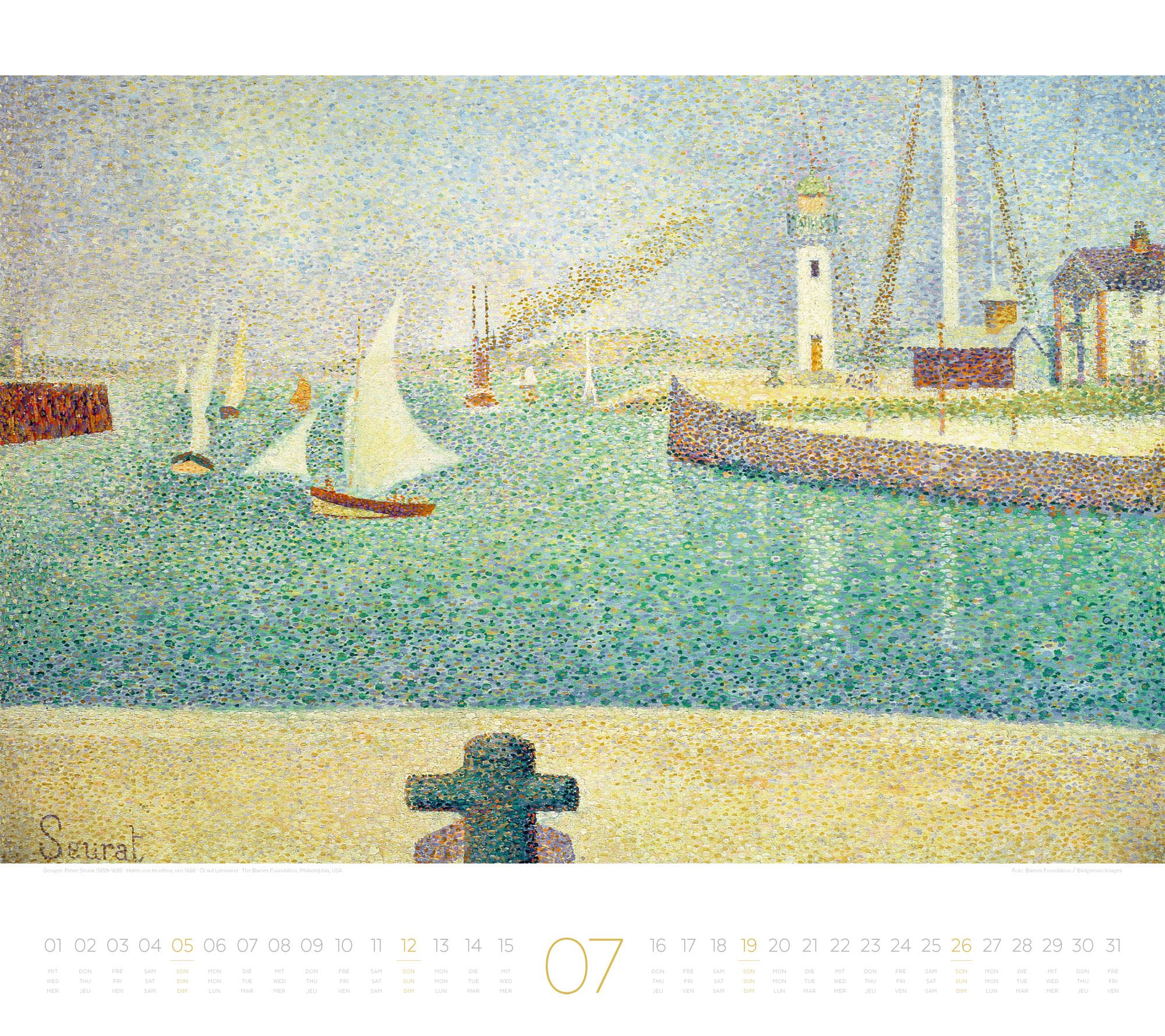 Beispielinhalt (Bild) Die Kunst der Stille Kalender 2026