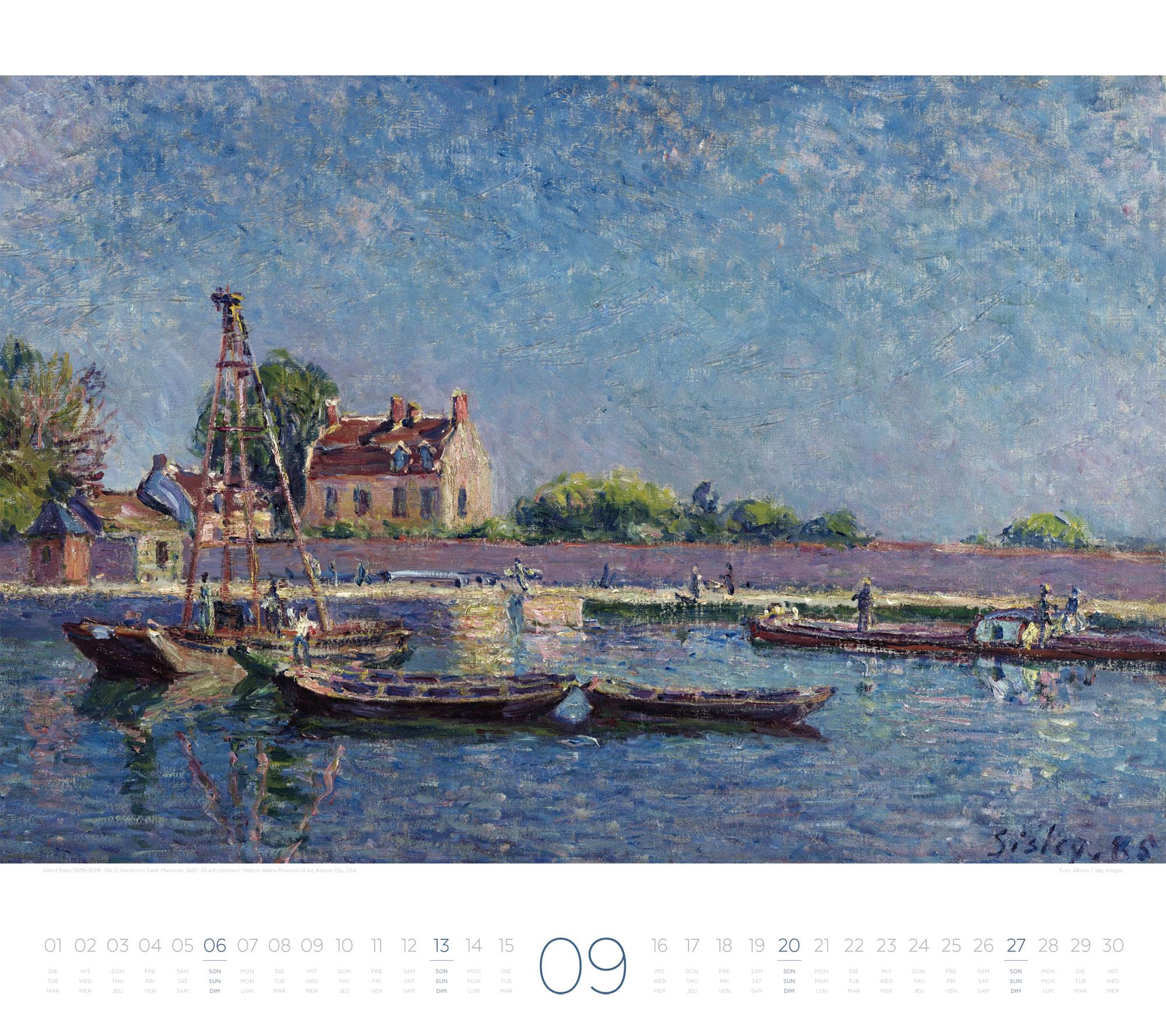 Beispielinhalt (Bild) Die Kunst der Stille Kalender 2026