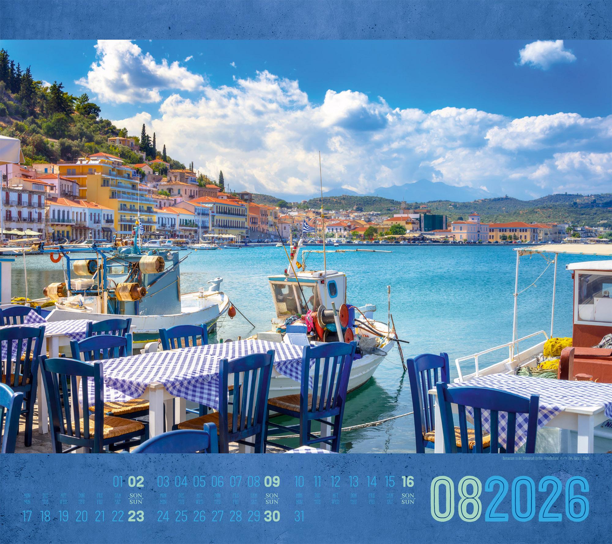 Beispielinhalt (Bild) World of Food Kalender 2026 | Kulinarische Weltreise