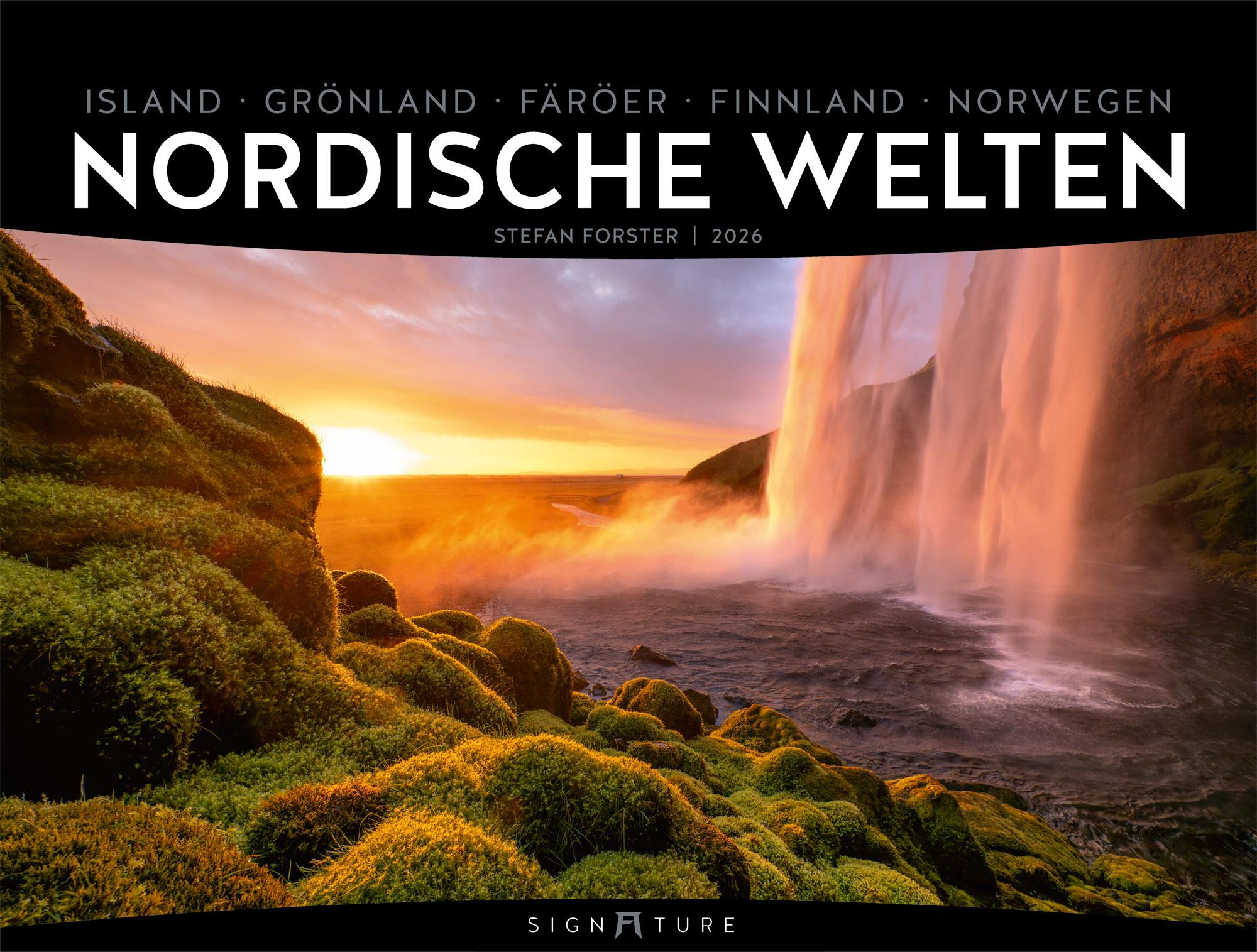 Vorderes Coverbild Nordische Welten Signature Kalender 2026
