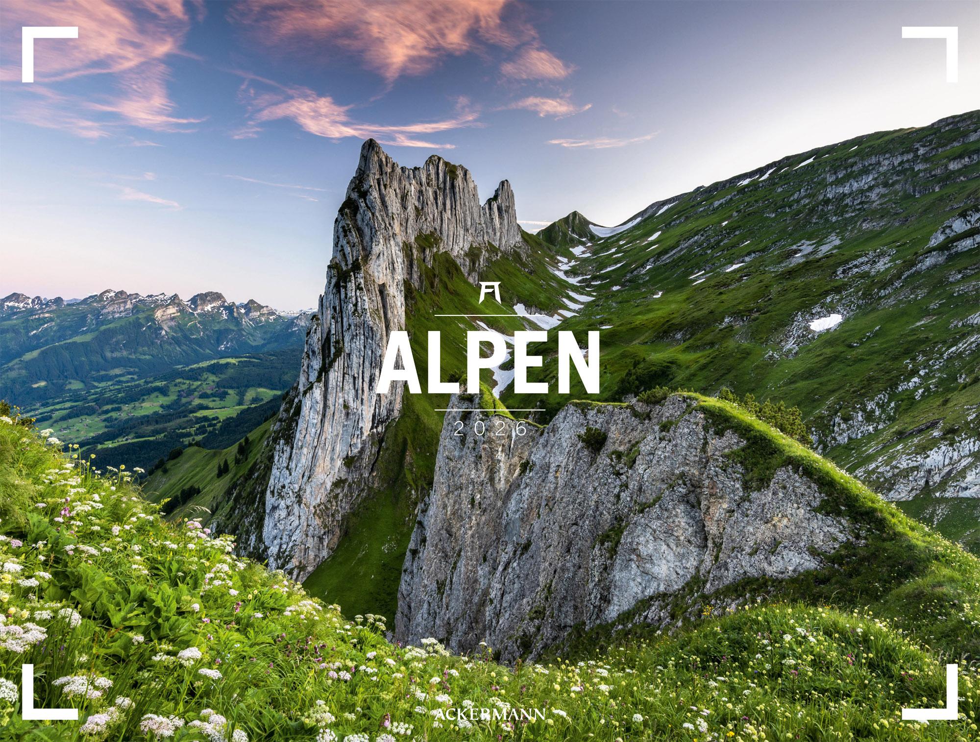 Vorderes Coverbild Alpen Gallery Kalender 2026