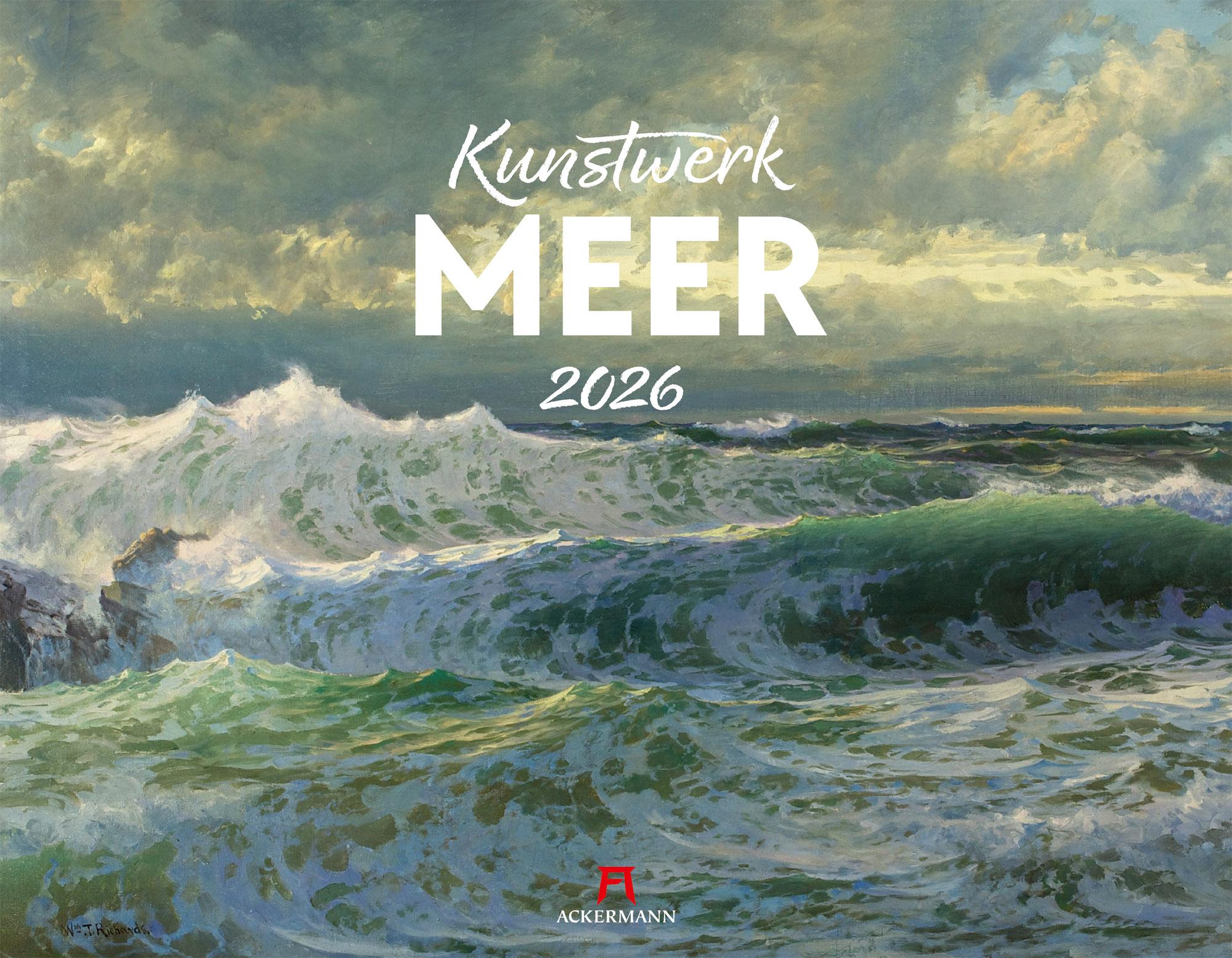 Vorderes Coverbild Kunstwerk Meer Kalender 2026
