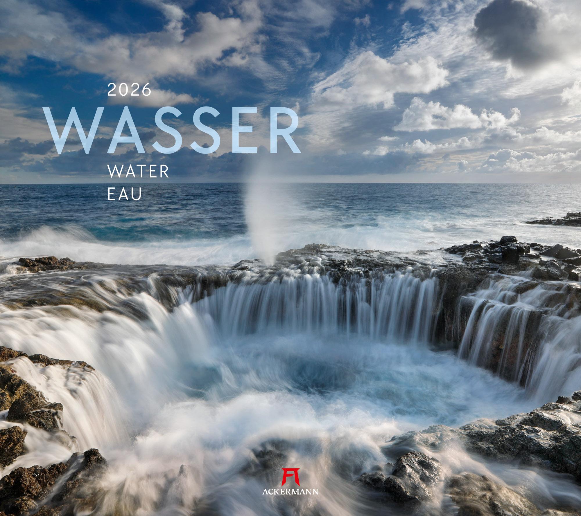 Vorderes Coverbild Wasser Kalender 2026
