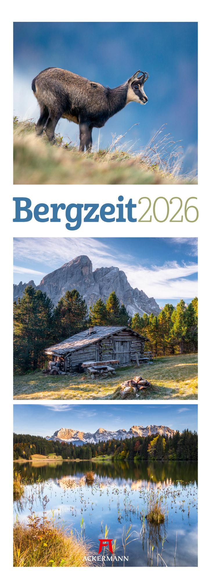 Vorderes Coverbild Bergzeit Triplet-Kalender 2026