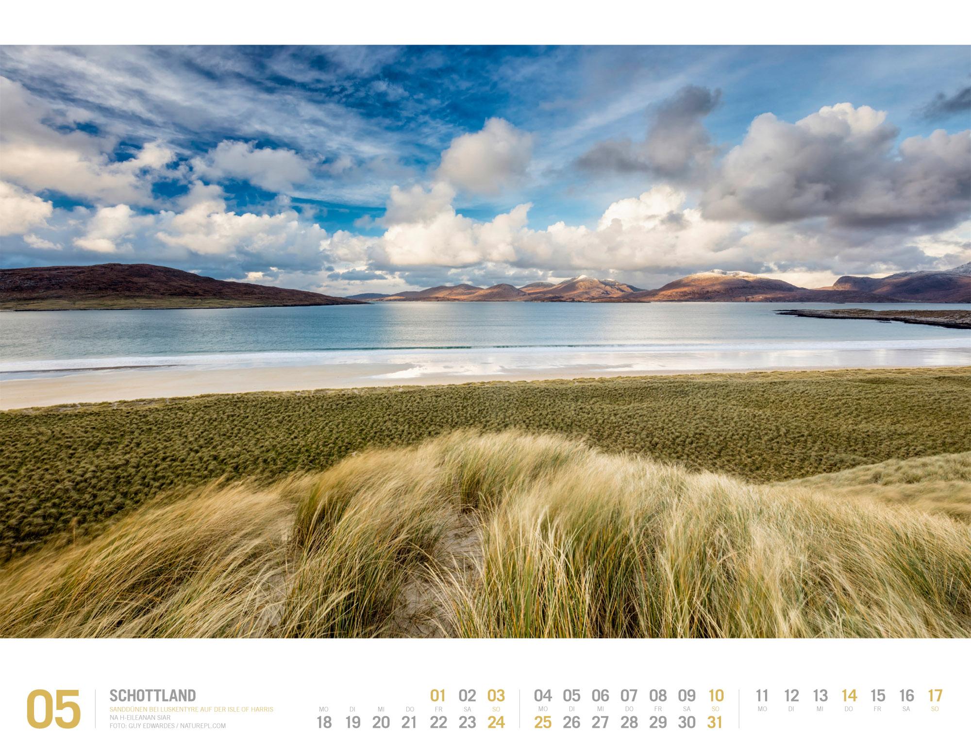 Beispielinhalt (Bild) Schottland Kalender 2026 | Unterwegs zwischen Highlands und Hebriden