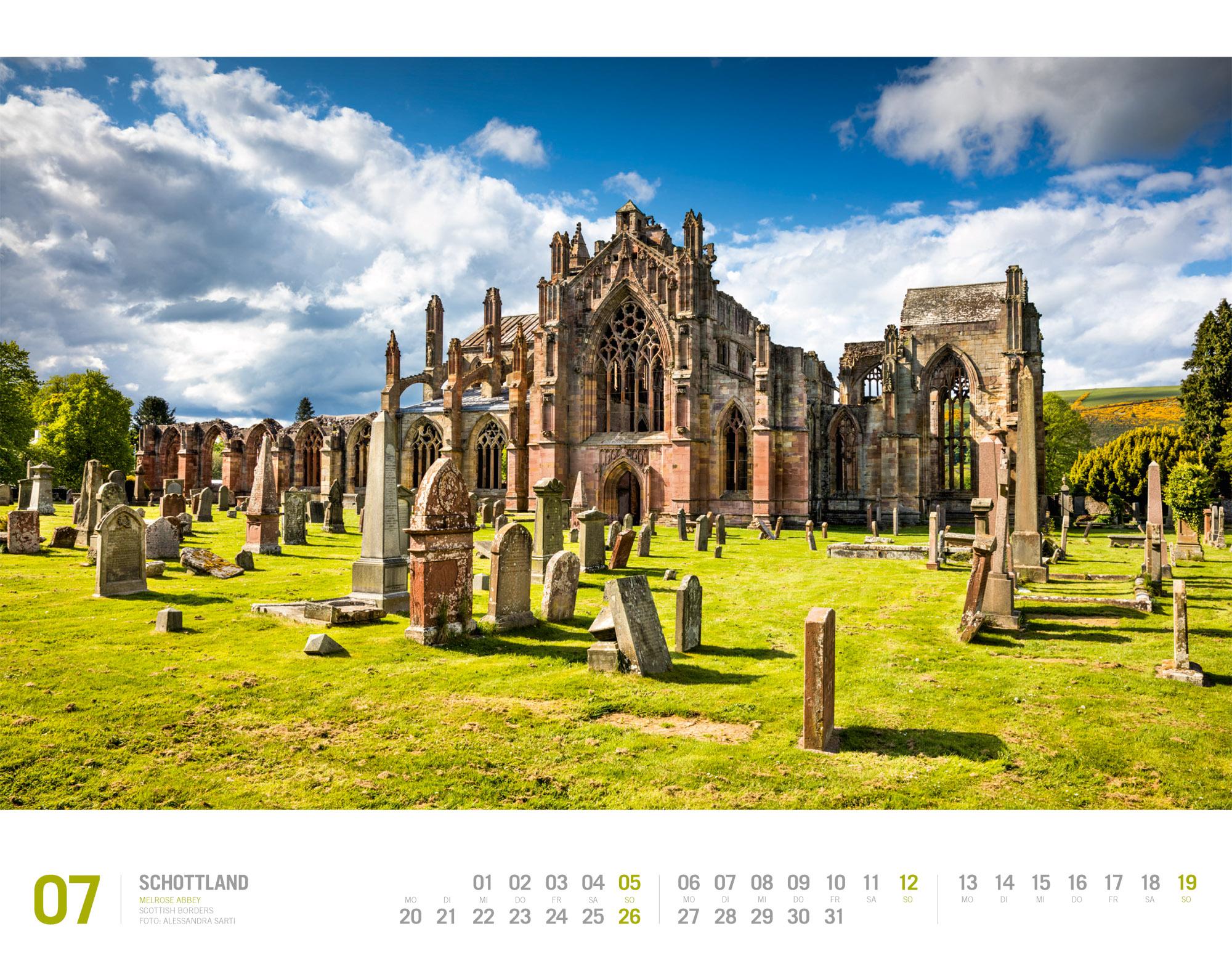 Beispielinhalt (Bild) Schottland Kalender 2026 | Unterwegs zwischen Highlands und Hebriden