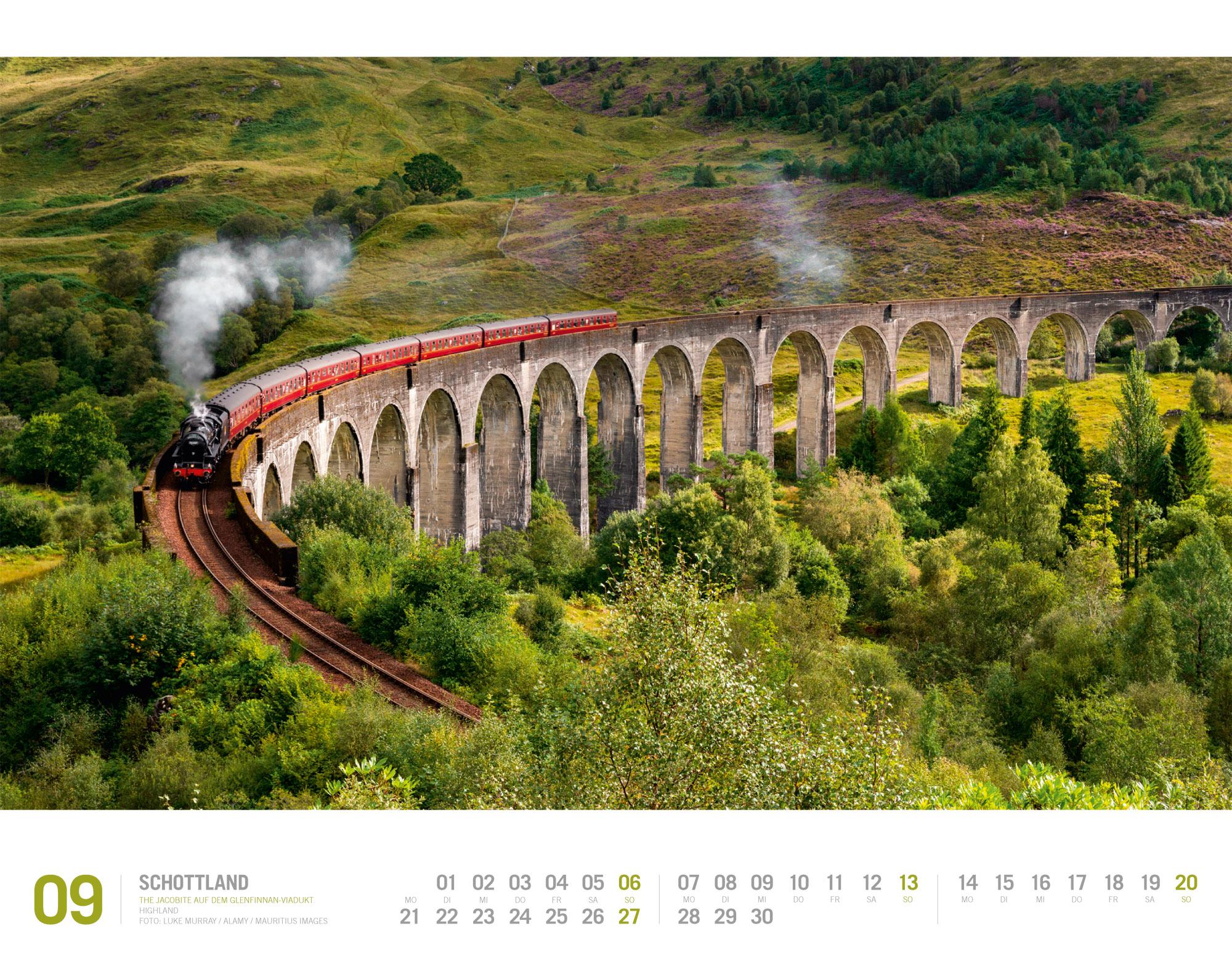 Beispielinhalt (Bild) Schottland Kalender 2026 | Unterwegs zwischen Highlands und Hebriden