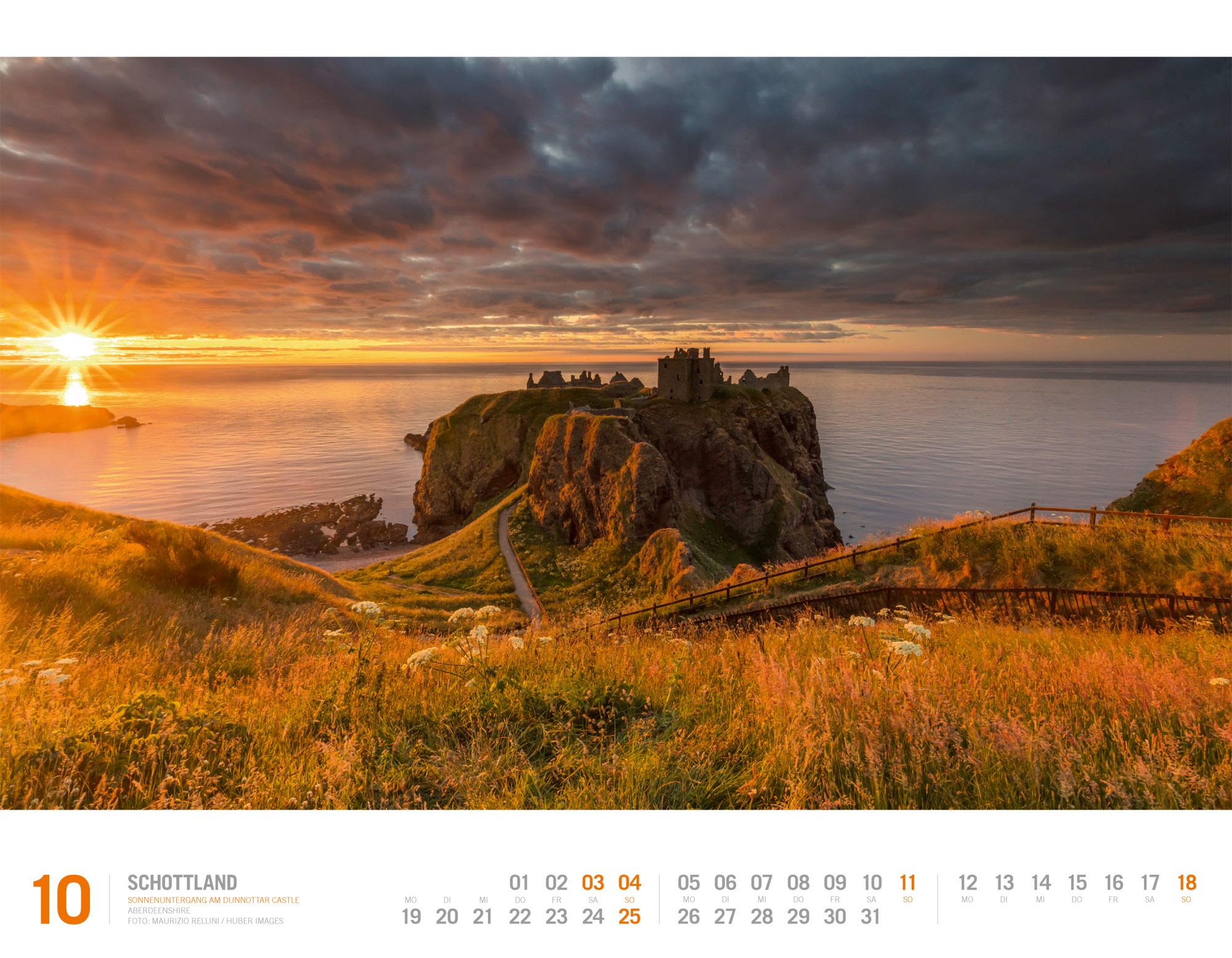 Beispielinhalt (Bild) Schottland Kalender 2026 | Unterwegs zwischen Highlands und Hebriden