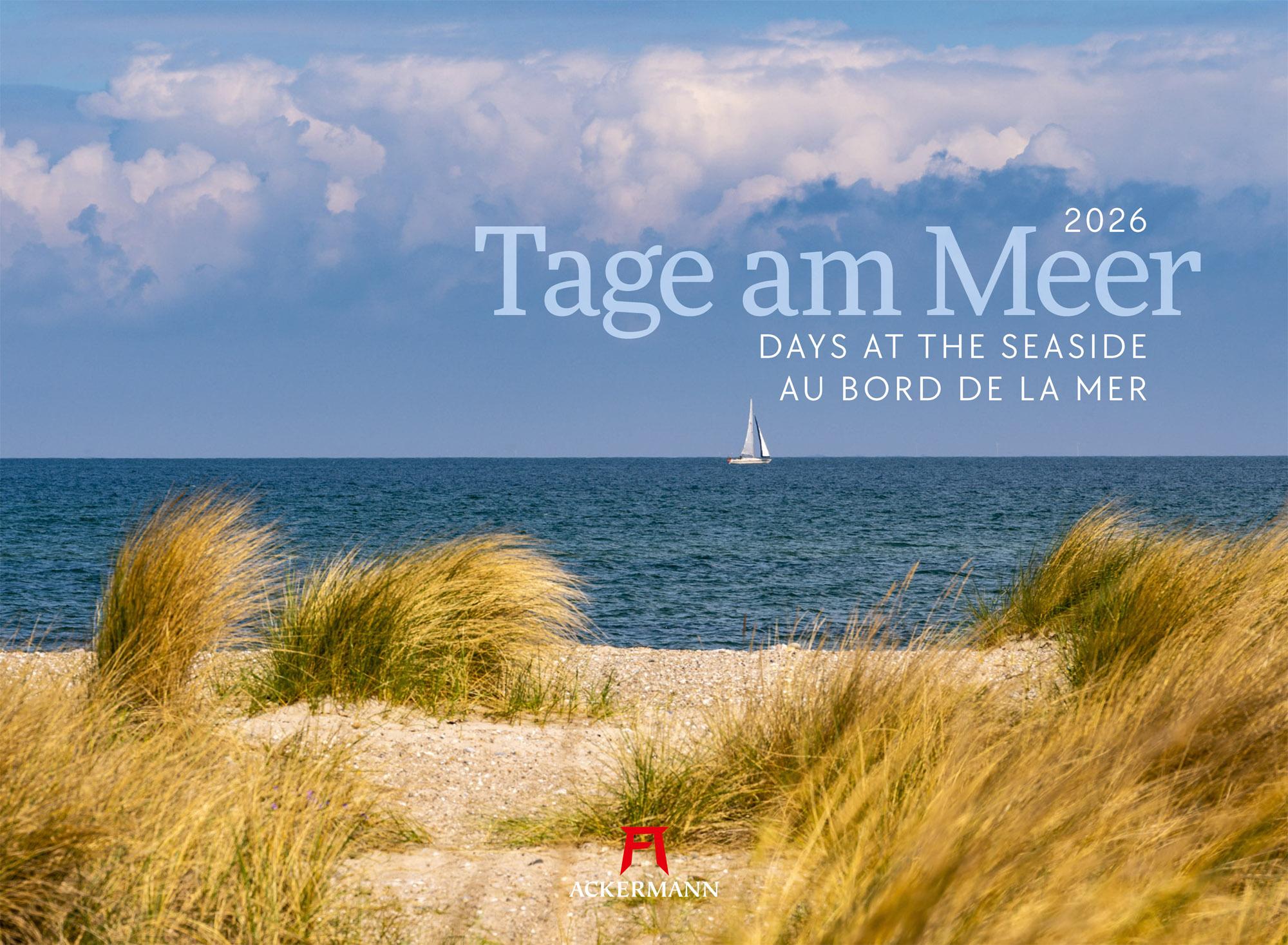 Vorderes Coverbild Tage am Meer Kalender 2026
