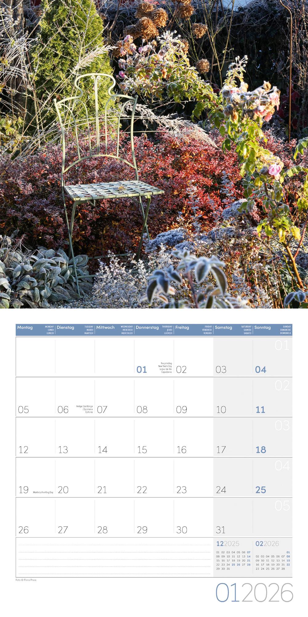 Beispielinhalt (Bild) Landleben Broschürenkalender 2026 - 30x30 - Art12