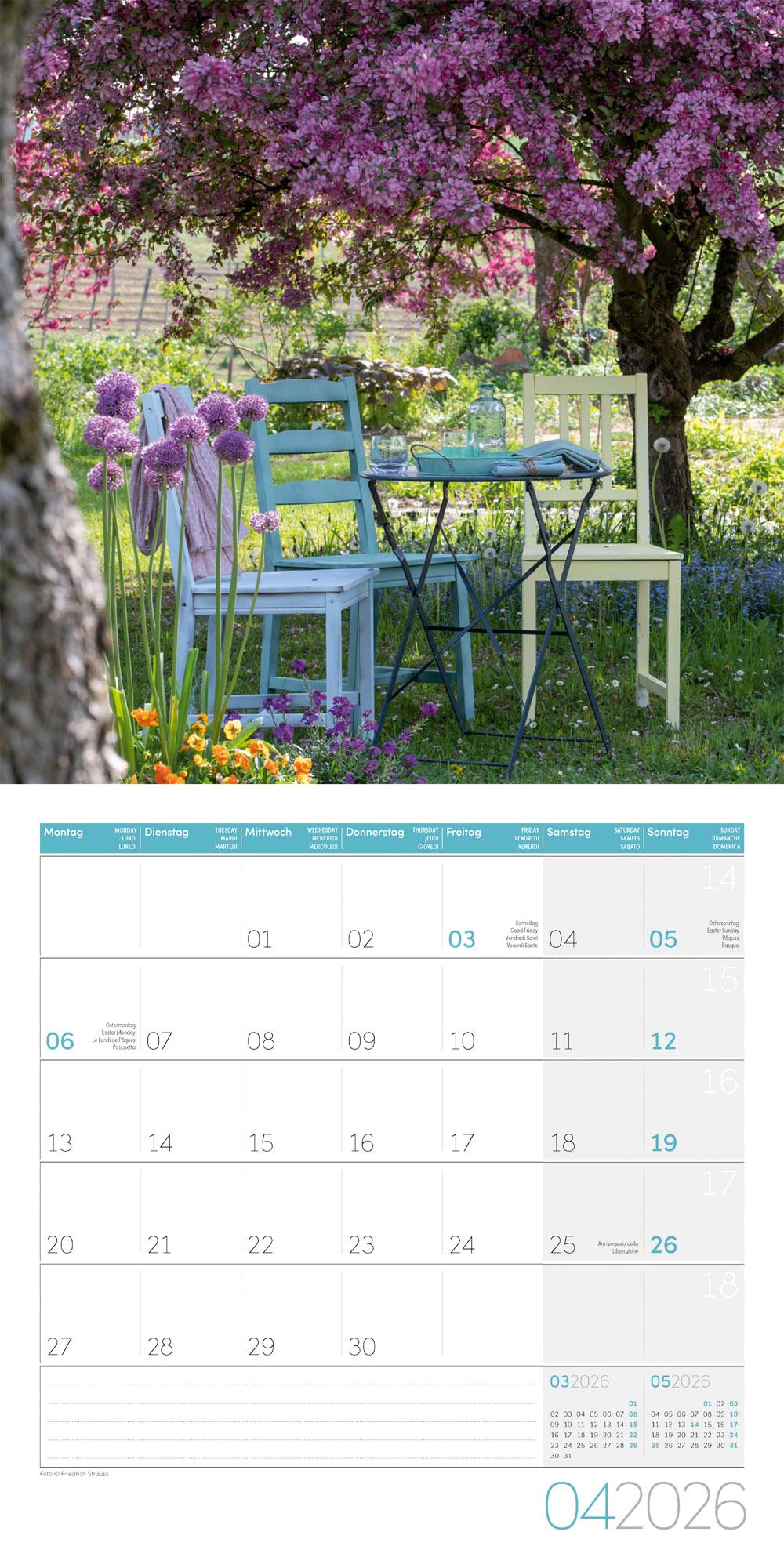Beispielinhalt (Bild) Landleben Broschürenkalender 2026 - 30x30 - Art12