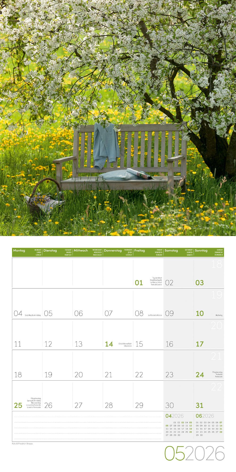 Beispielinhalt (Bild) Landleben Broschürenkalender 2026 - 30x30 - Art12
