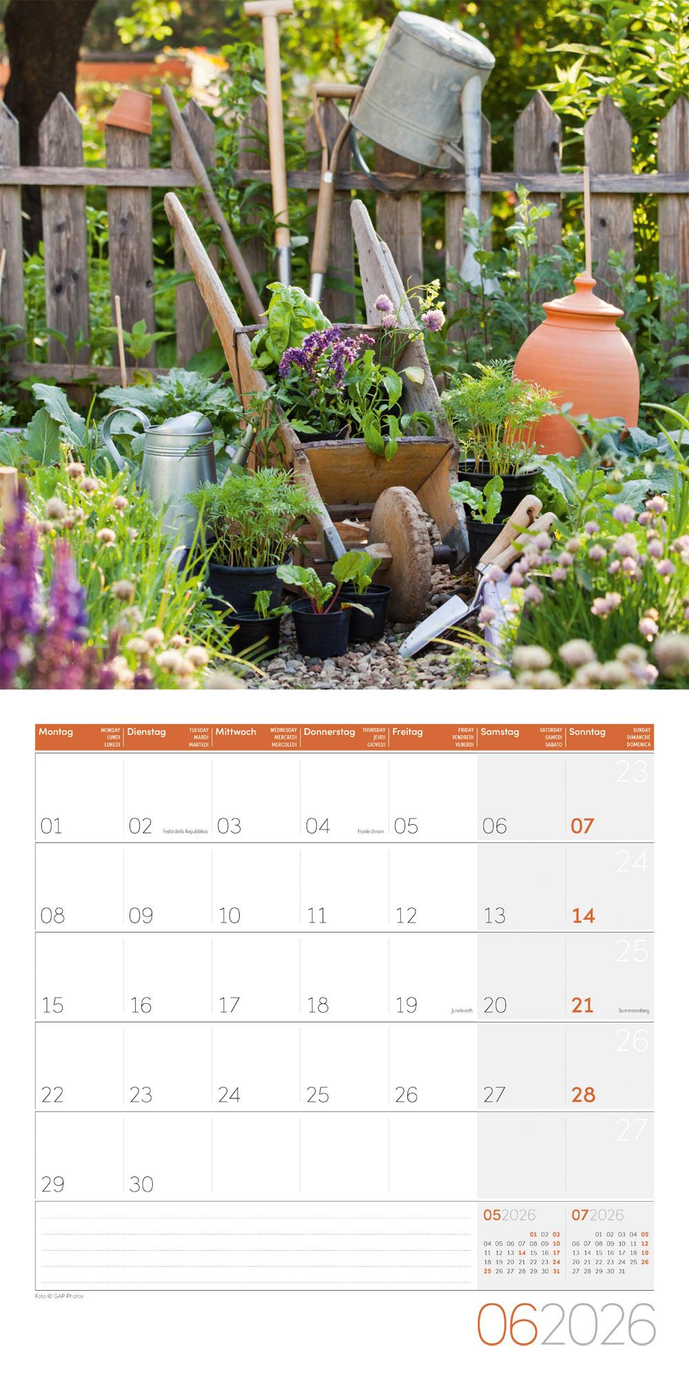 Beispielinhalt (Bild) Landleben Broschürenkalender 2026 - 30x30 - Art12