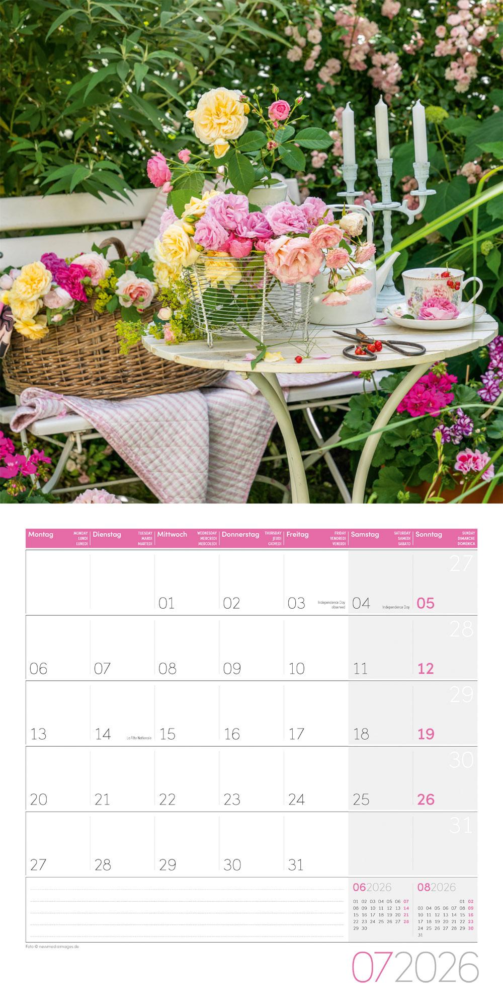 Beispielinhalt (Bild) Landleben Broschürenkalender 2026 - 30x30 - Art12