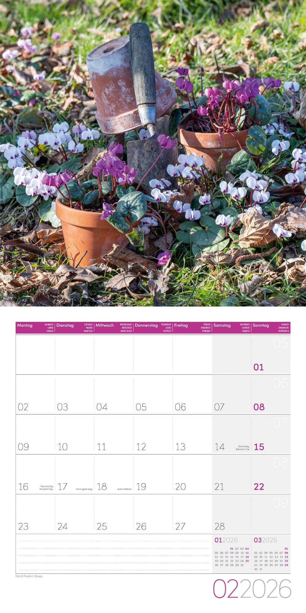 Beispielinhalt (Bild) Landleben Broschürenkalender 2026 - 30x30 - Art12