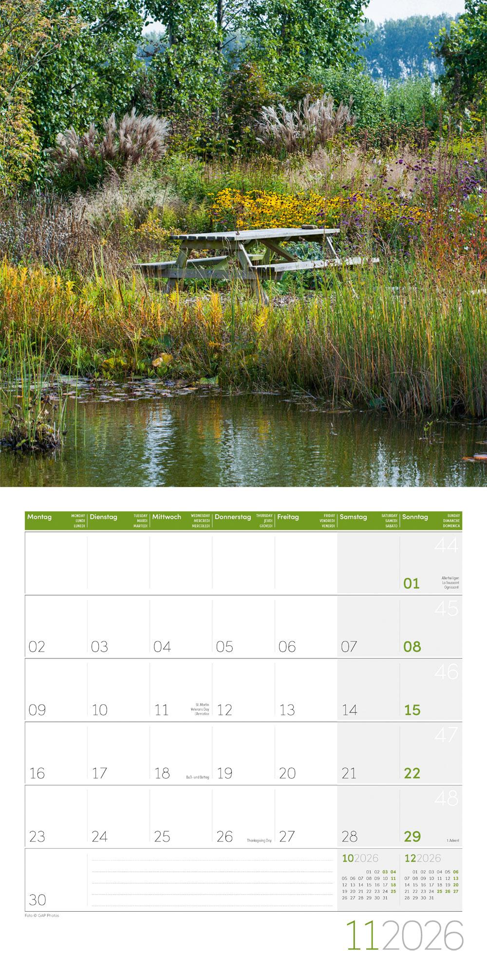 Beispielinhalt (Bild) Landleben Broschürenkalender 2026 - 30x30 - Art12