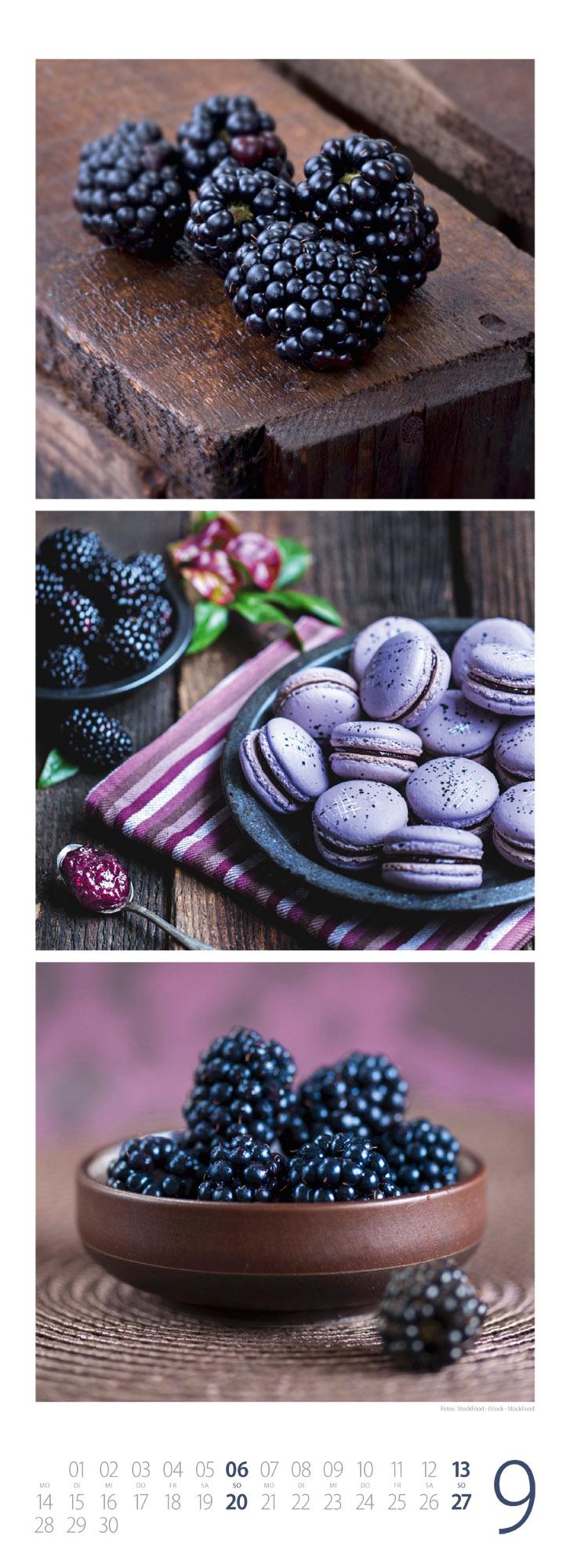 Beispielinhalt (Bild) GenussZeit Triplet-Kalender 2026 | Ein sinnlicher Blick in die Küche