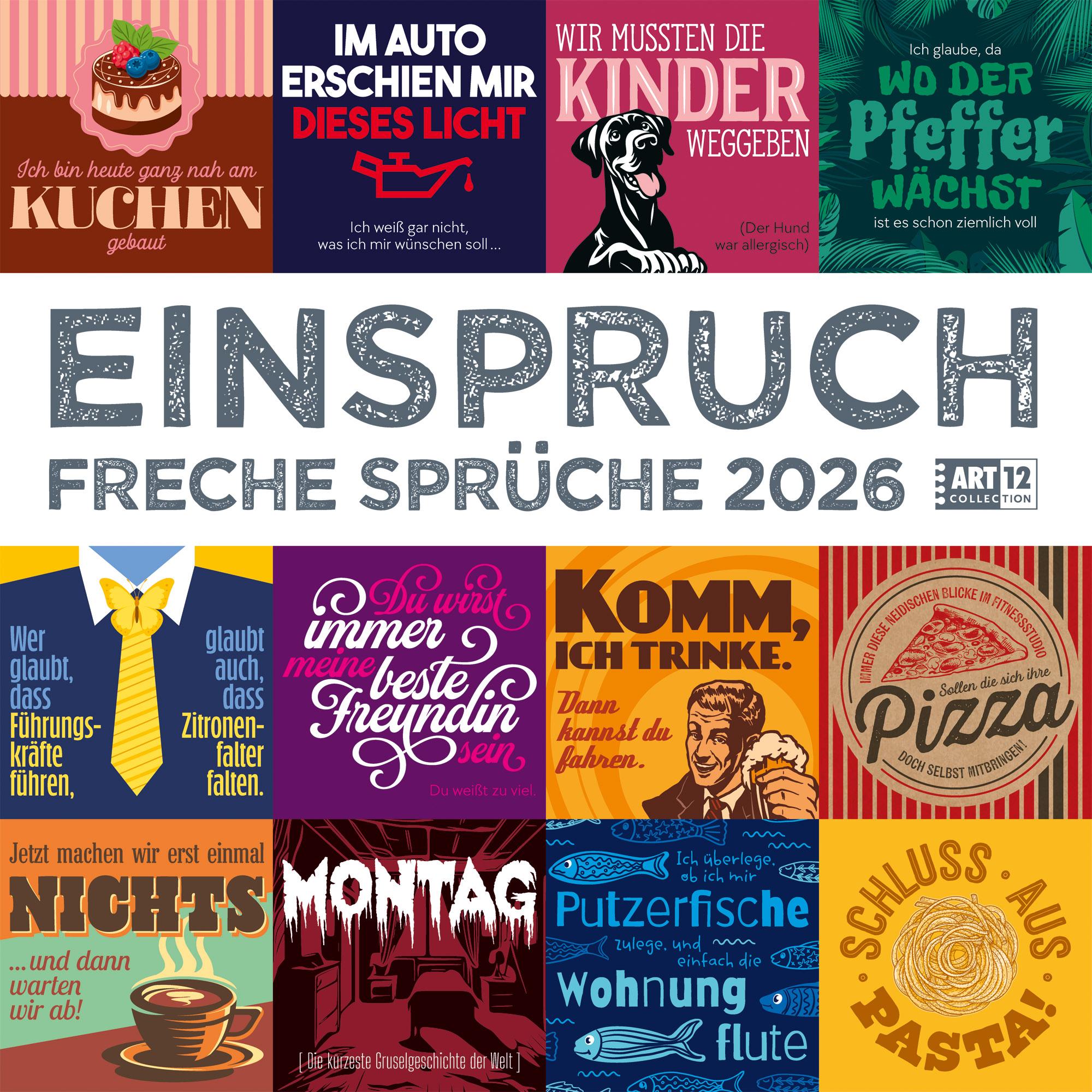 Vorderes Coverbild Einspruch Broschürenkalender 2026 - 30x30 - Art12