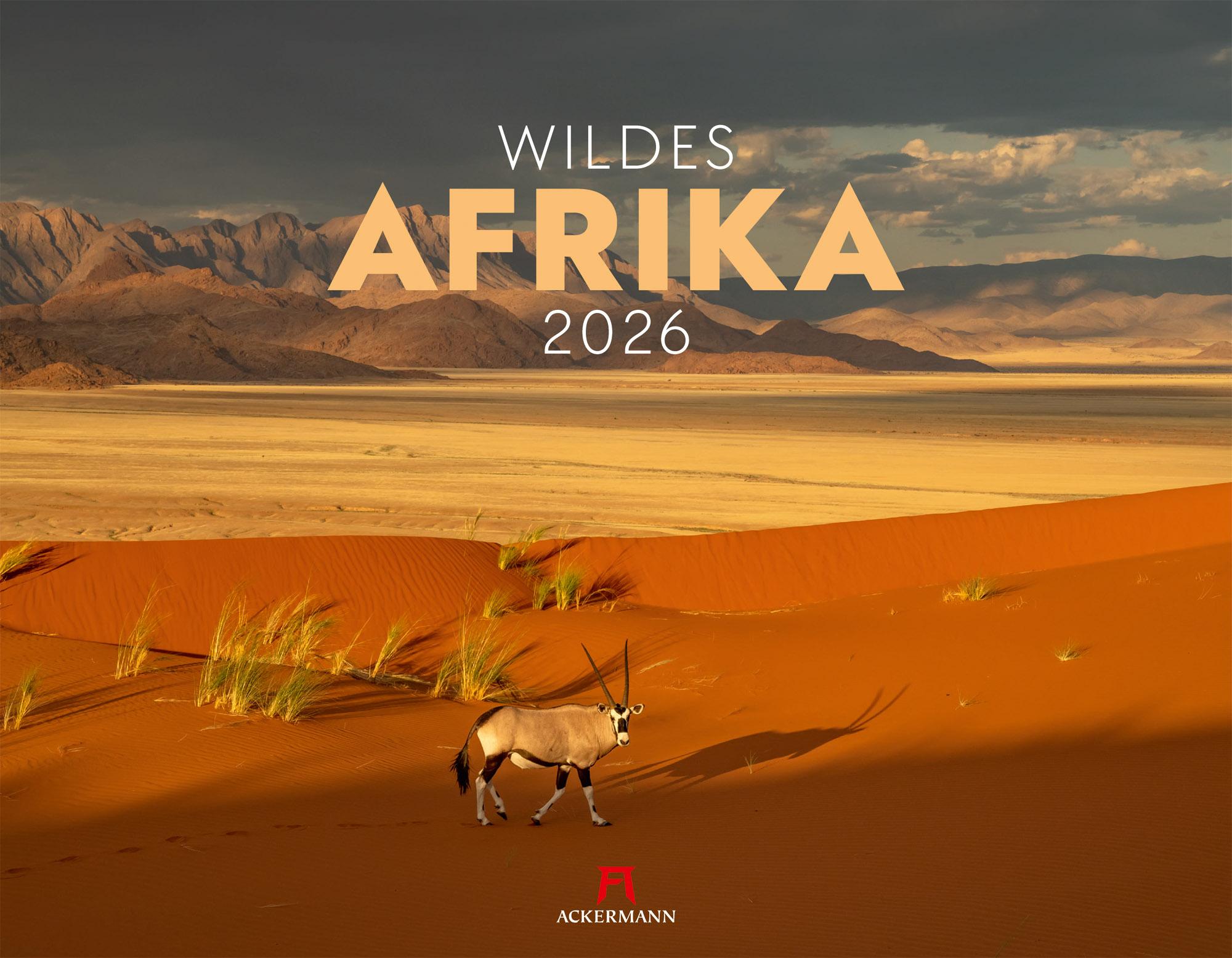 Vorderes Coverbild Wildes Afrika Kalender 2026