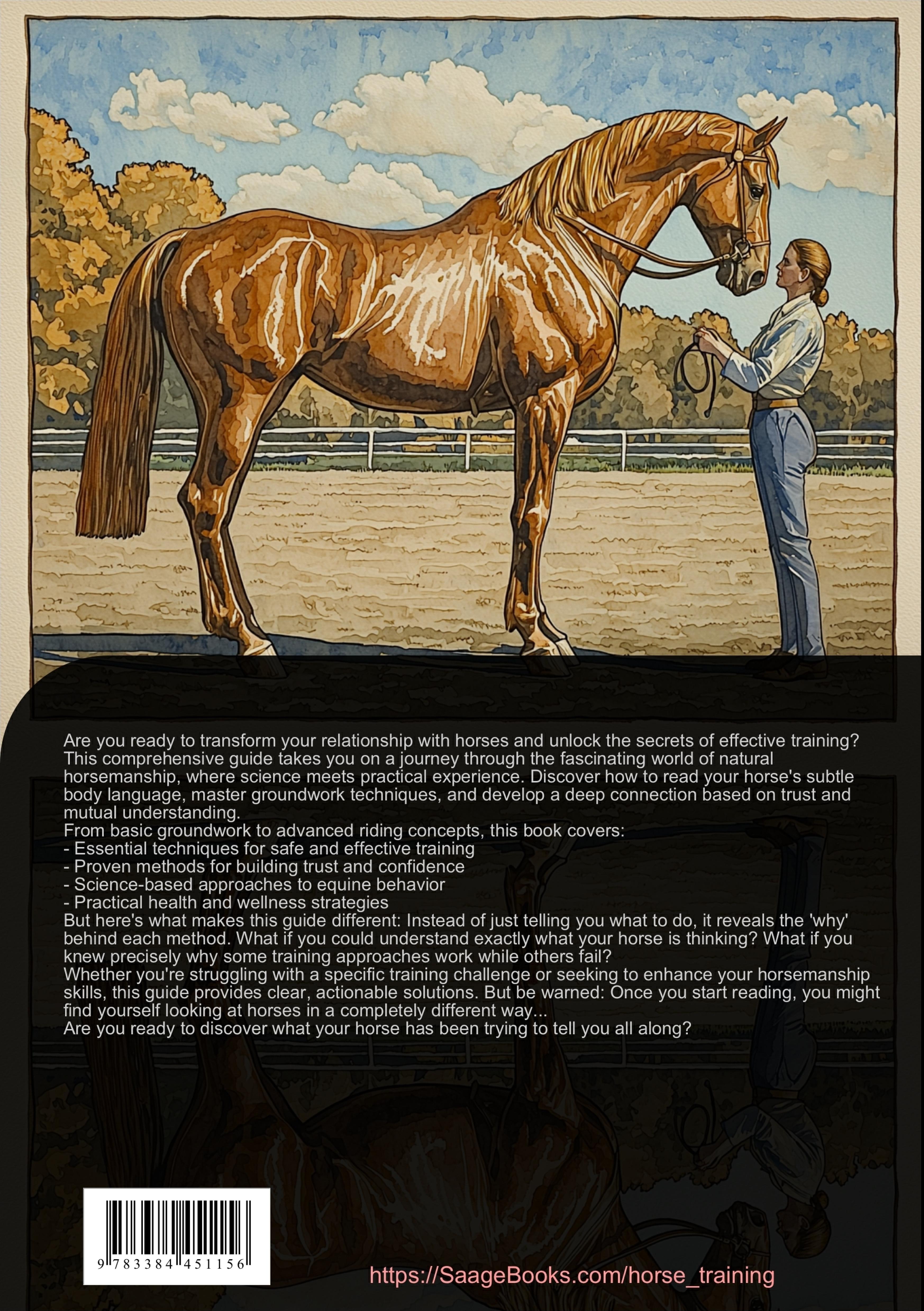 Rückseitencover Horse Training Fundamentals: Natural Horsemanship & Groundwork Guide