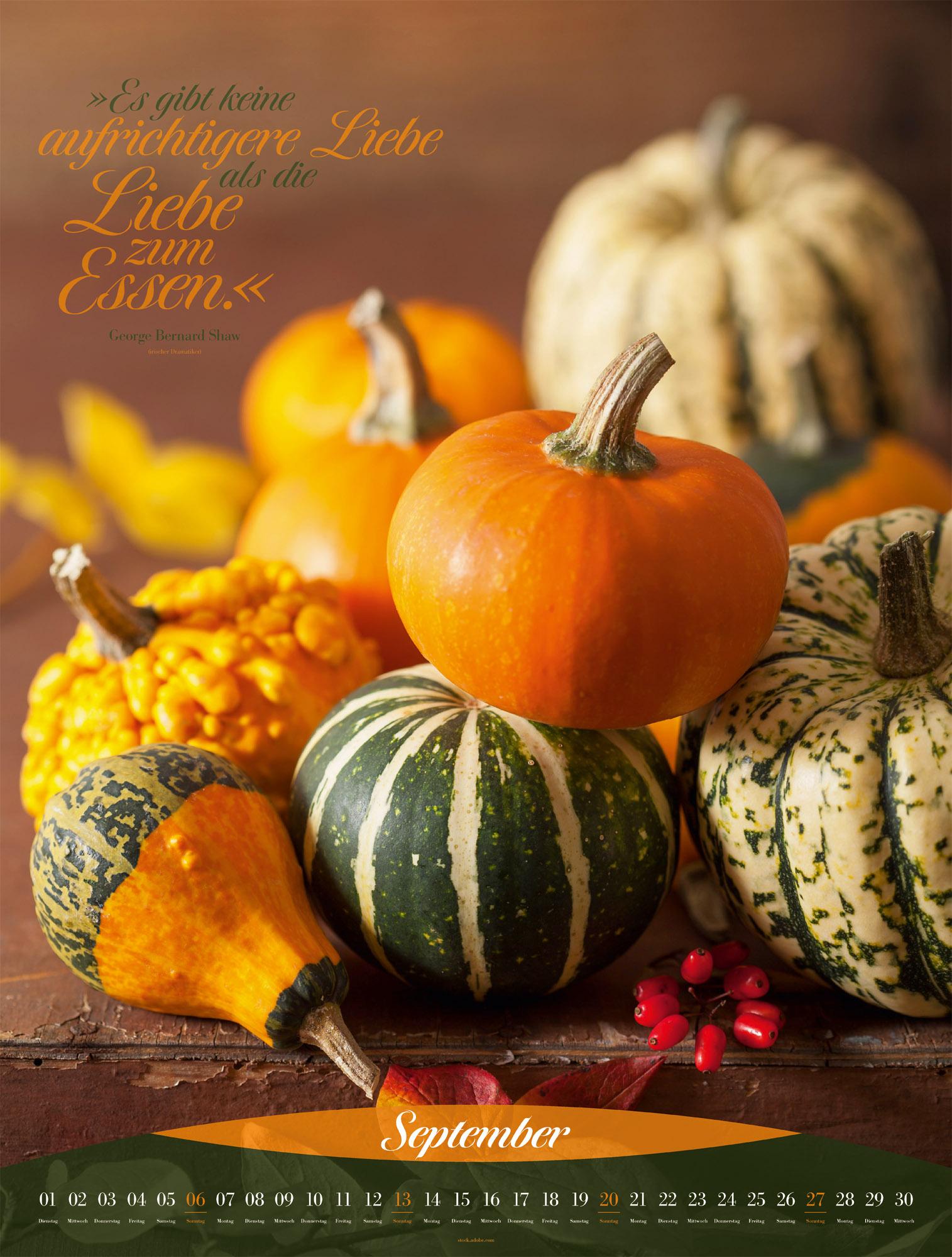 Beispielinhalt (Bild) Art Culinaire Kalender 2026