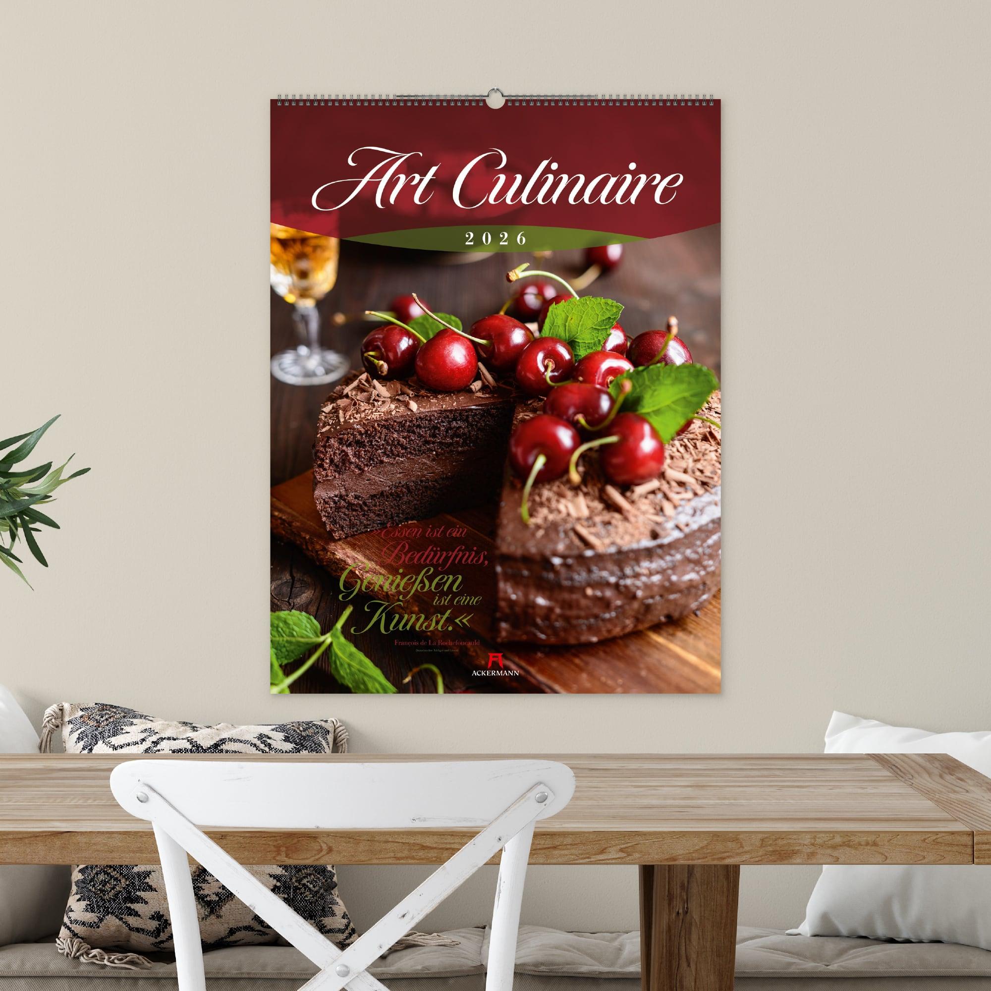 Beispielinhalt (Bild) Art Culinaire Kalender 2026