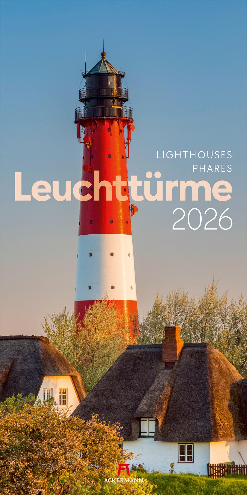 Vorderes Coverbild Leuchttürme Kalender 2026