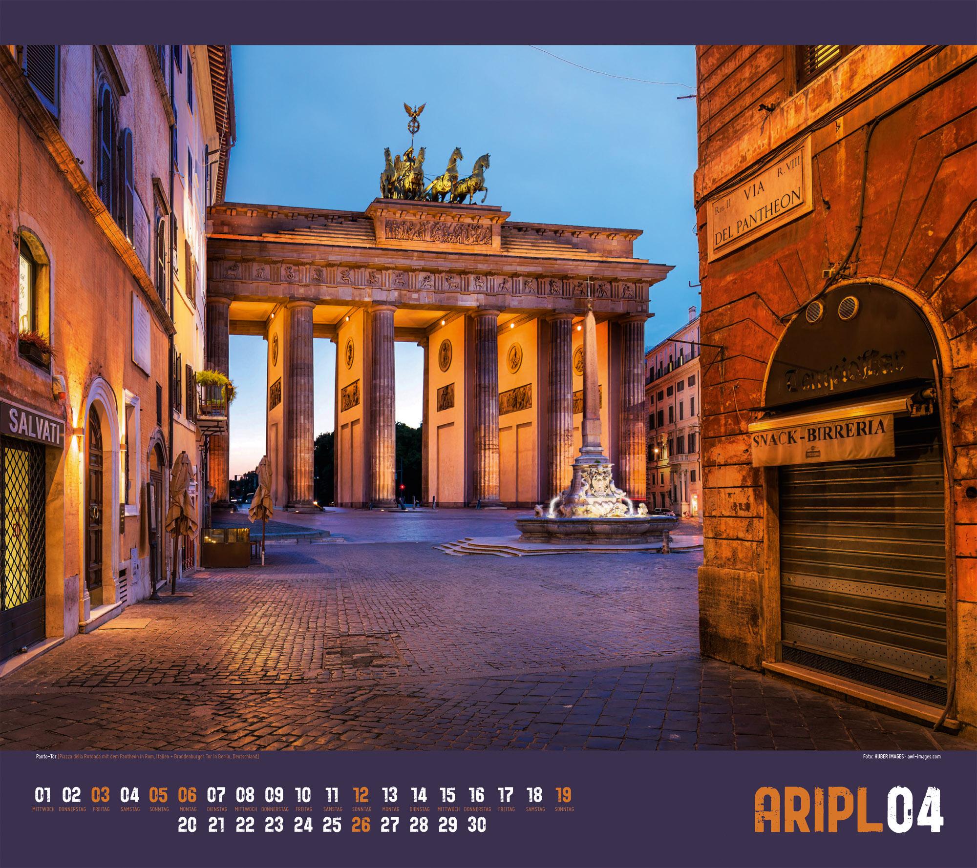 Beispielinhalt (Bild) Verrückte Welt Kalender 2026