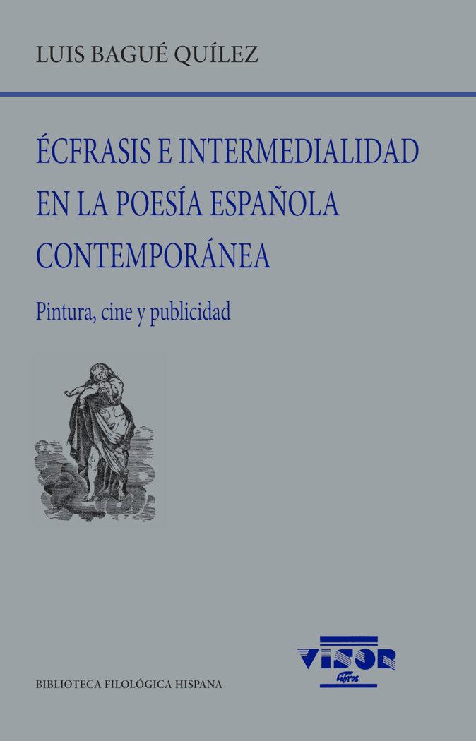Vorderes Coverbild Écfrasis e intermedialidad en la poesía española contemporánea