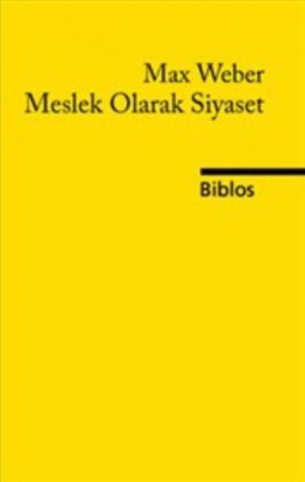 Vorderes Coverbild Meslek Olarak Siyaset