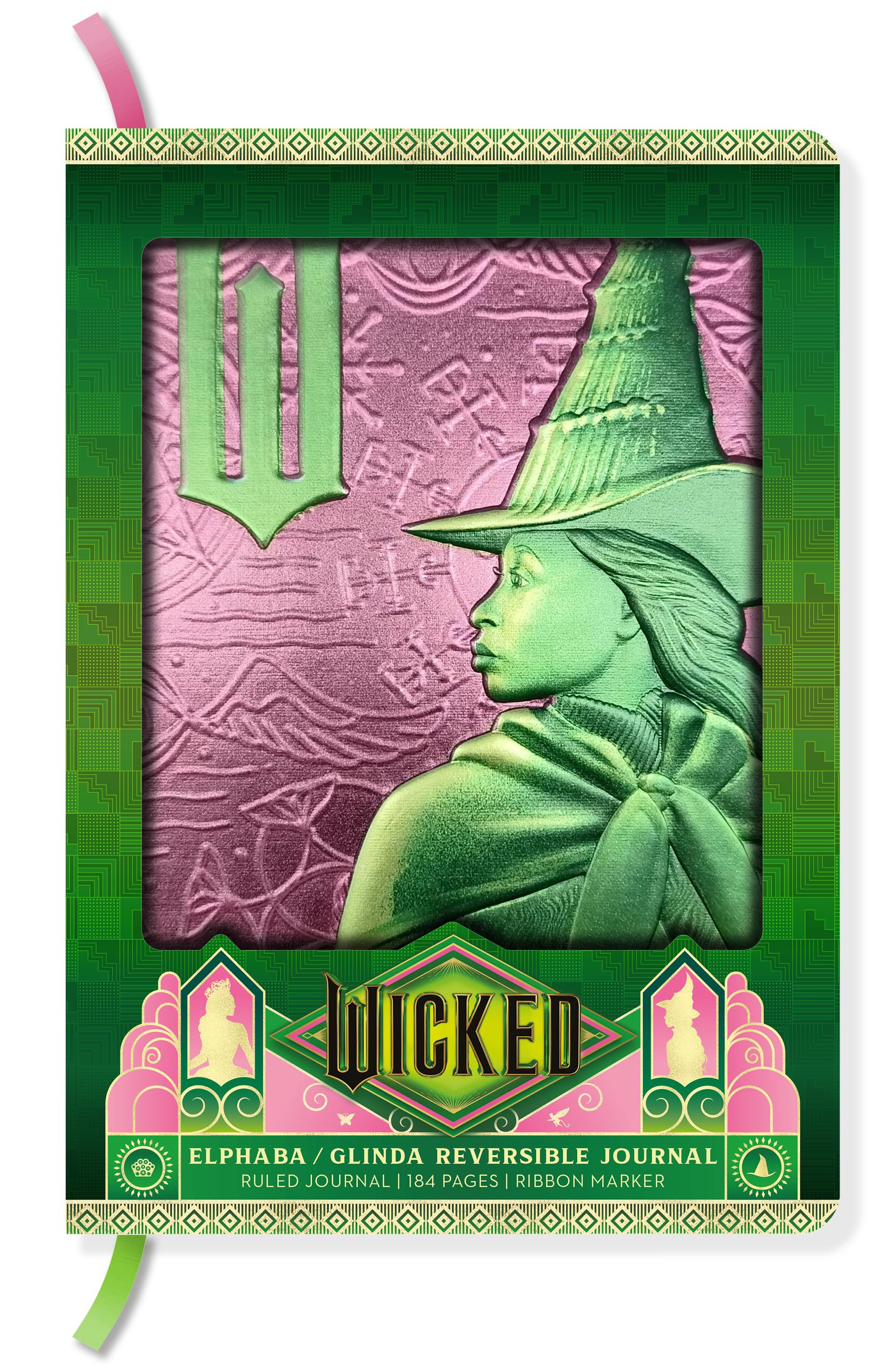 Vorderes Coverbild Wicked: Elphaba / Glinda Reversible Sculpted Journal
