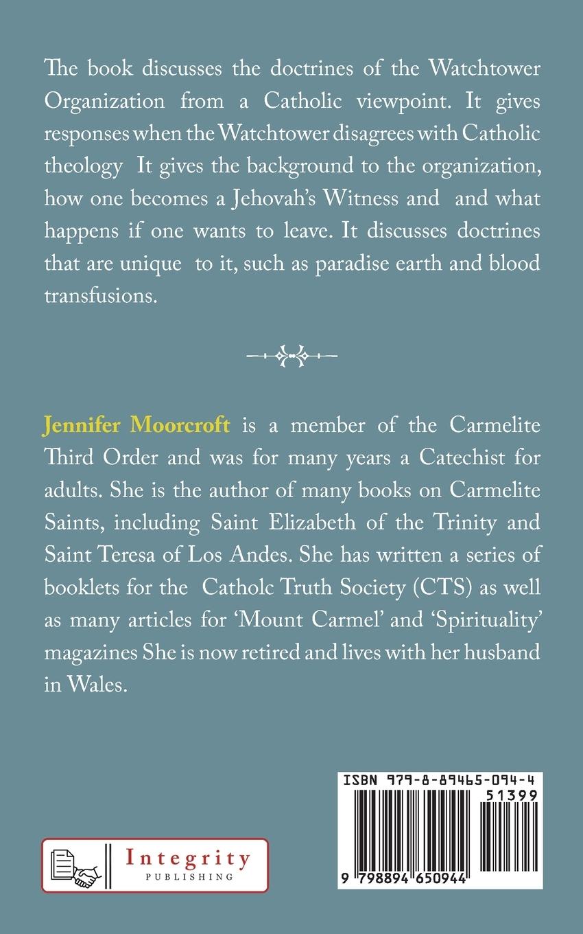 Rückseitencover A Catholic Response to the Jehovah's Witnesses