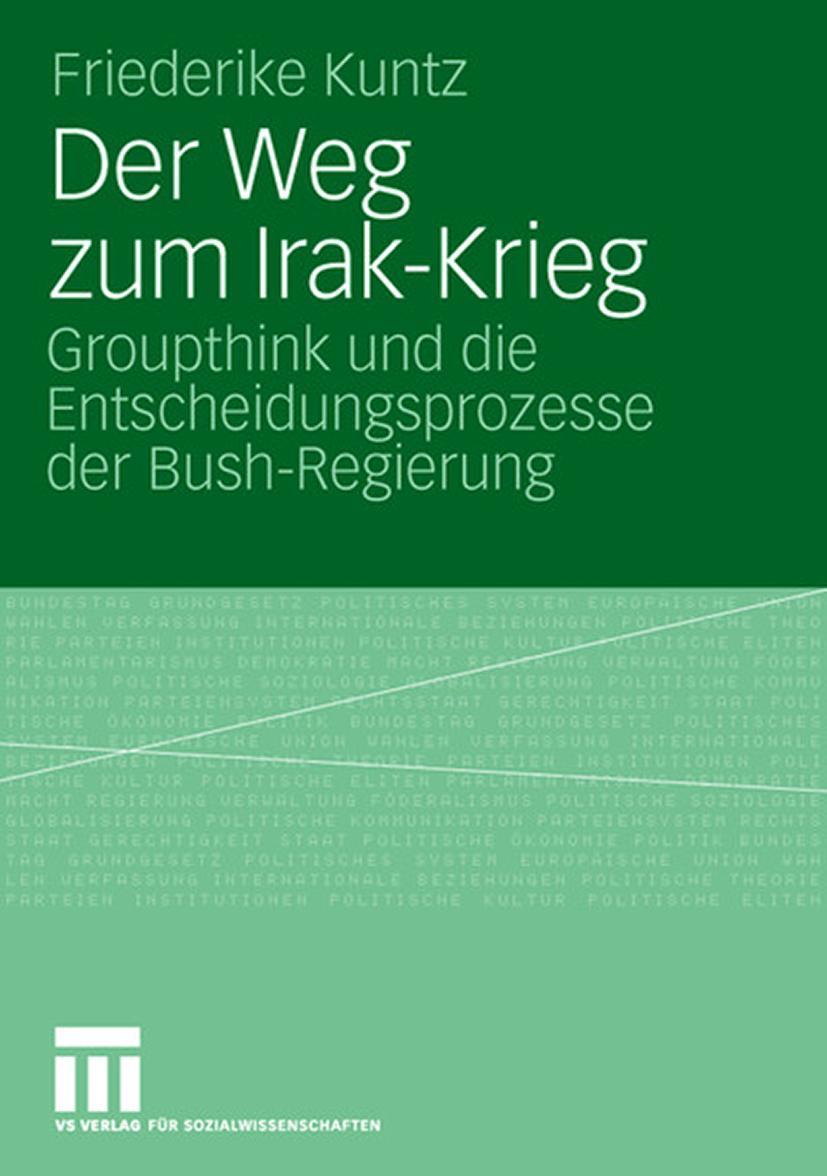 Vorderes Coverbild Der Weg zum Irak-Krieg