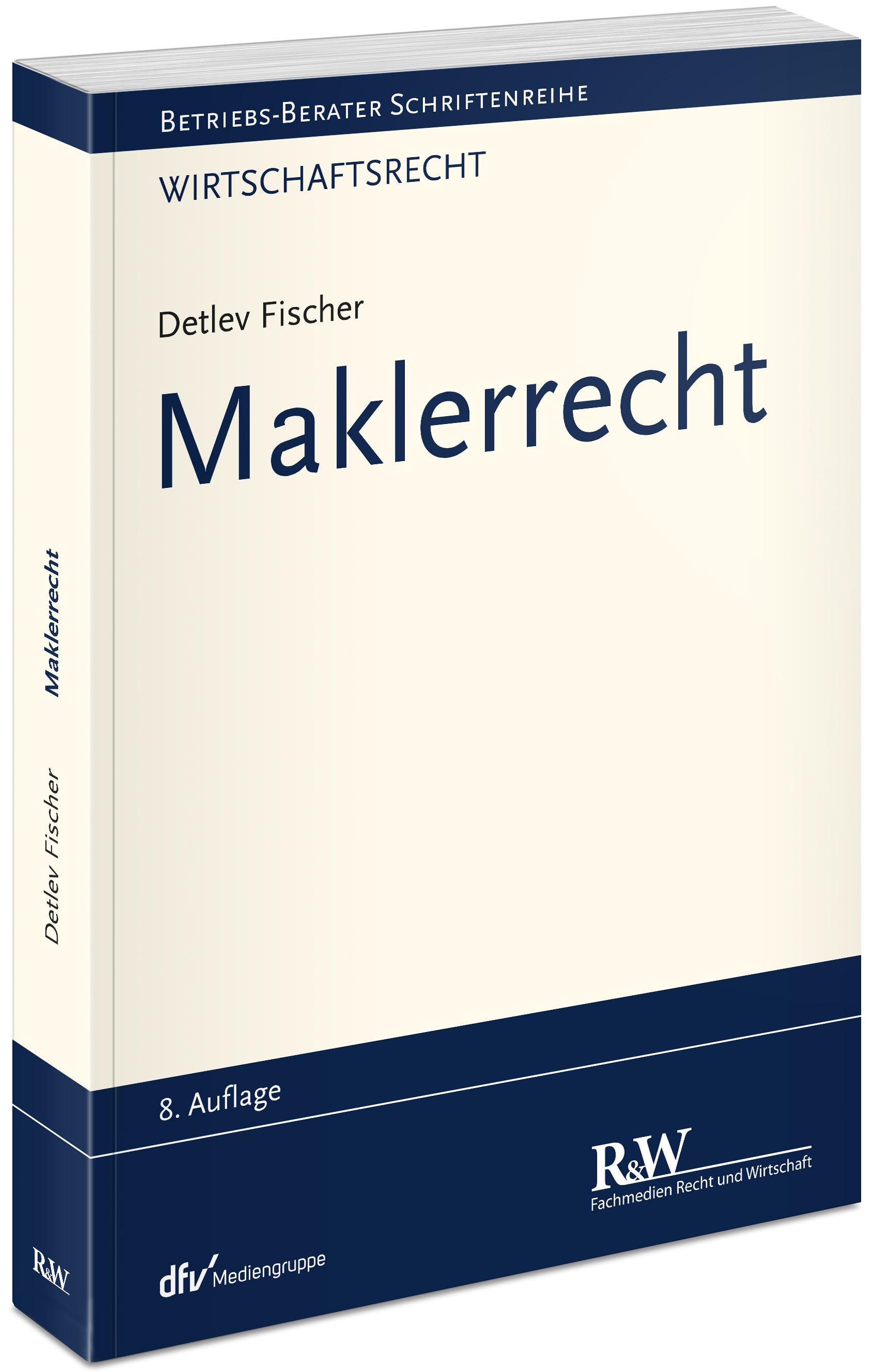 Vorderes Coverbild Maklerrecht