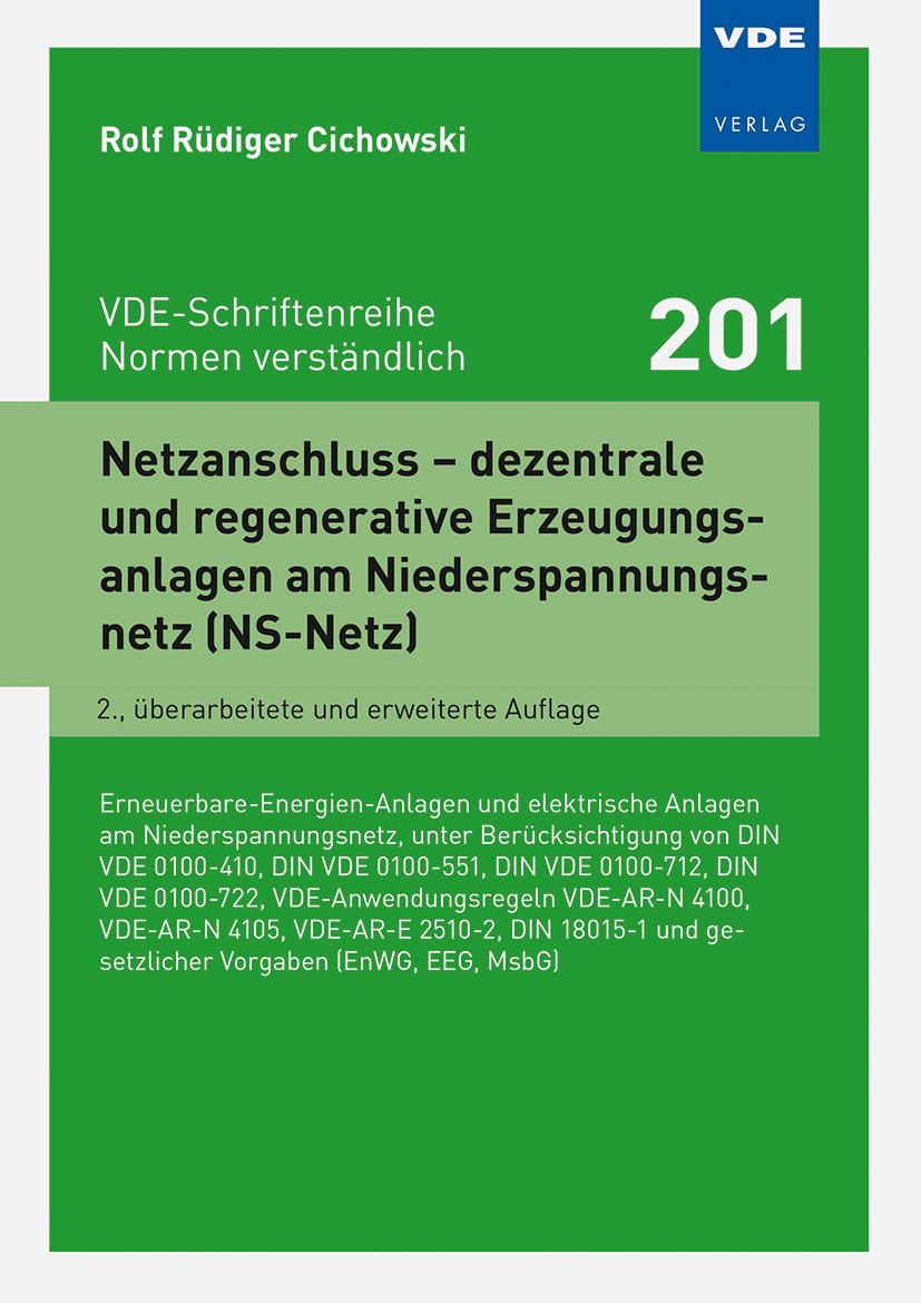 Beispielinhalt (Bild) Netzanschluss - dezentrale und regenerative Erzeugungsanlagen am Niederspannungsnetz (NS-Netz)