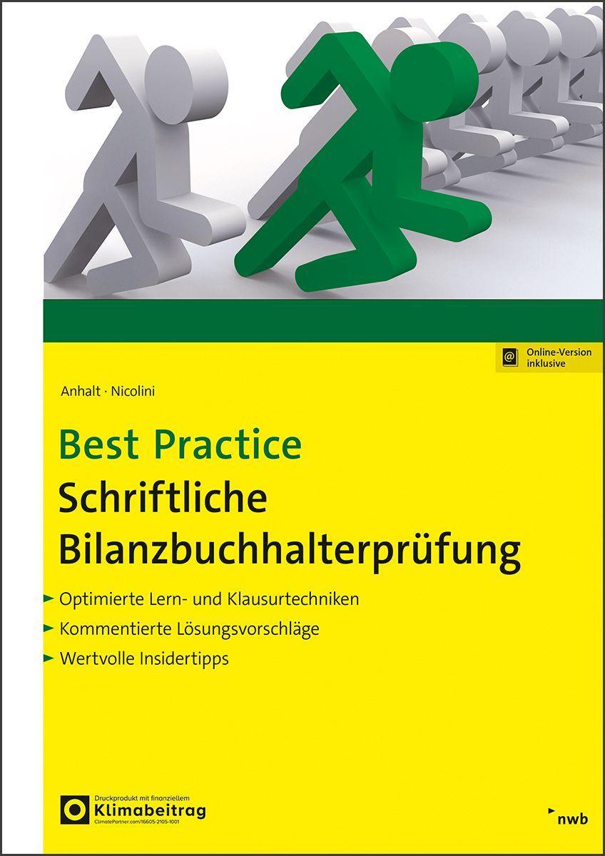 Vorderes Coverbild Best Practice Schriftliche Bilanzbuchhalterprüfung