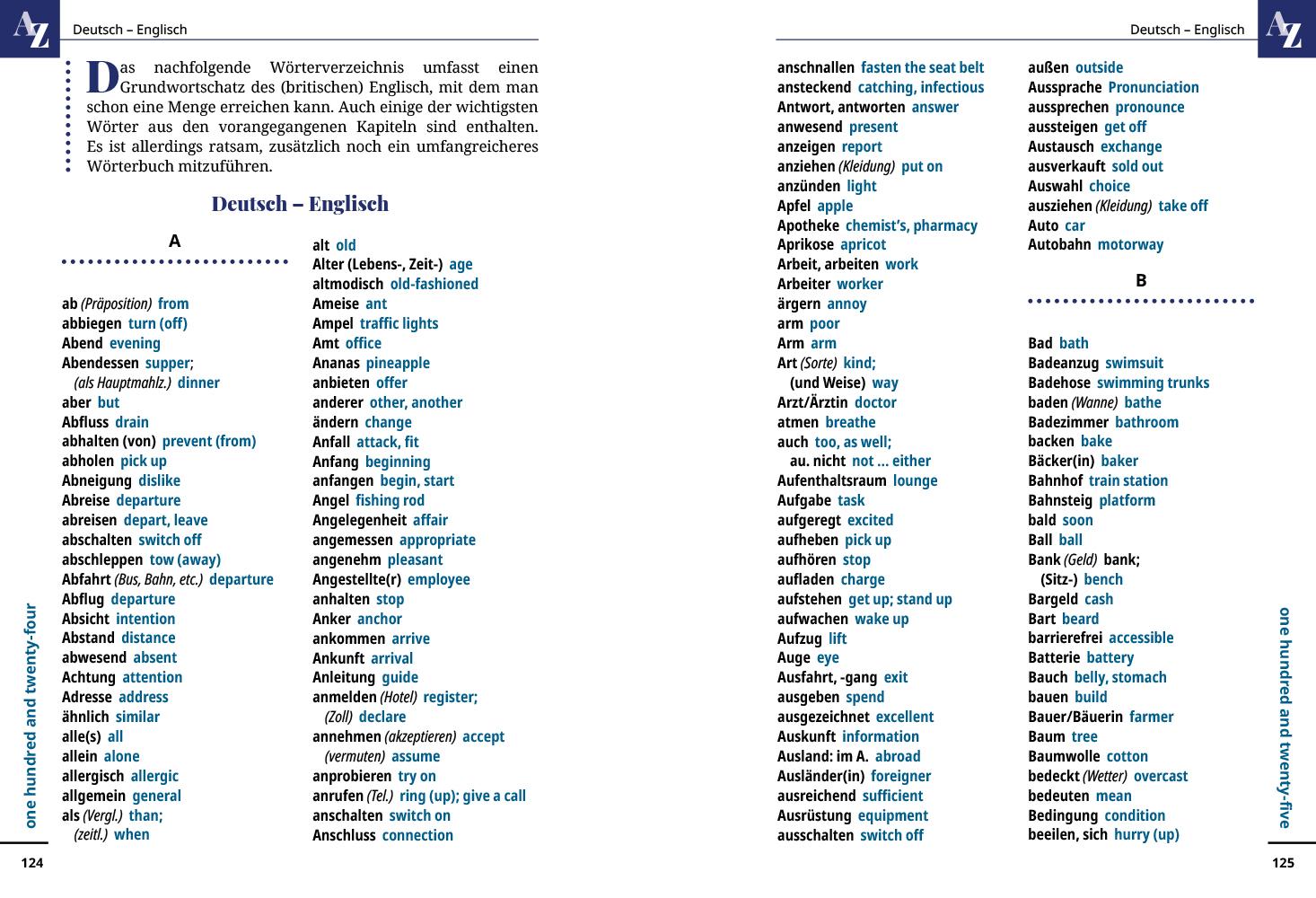 Beispielinhalt (Bild) Reise Know-How Sprachführer  Englisch - Wort für Wort