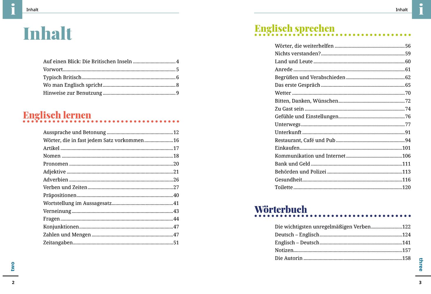 Beispielinhalt (Bild) Reise Know-How Sprachführer  Englisch - Wort für Wort