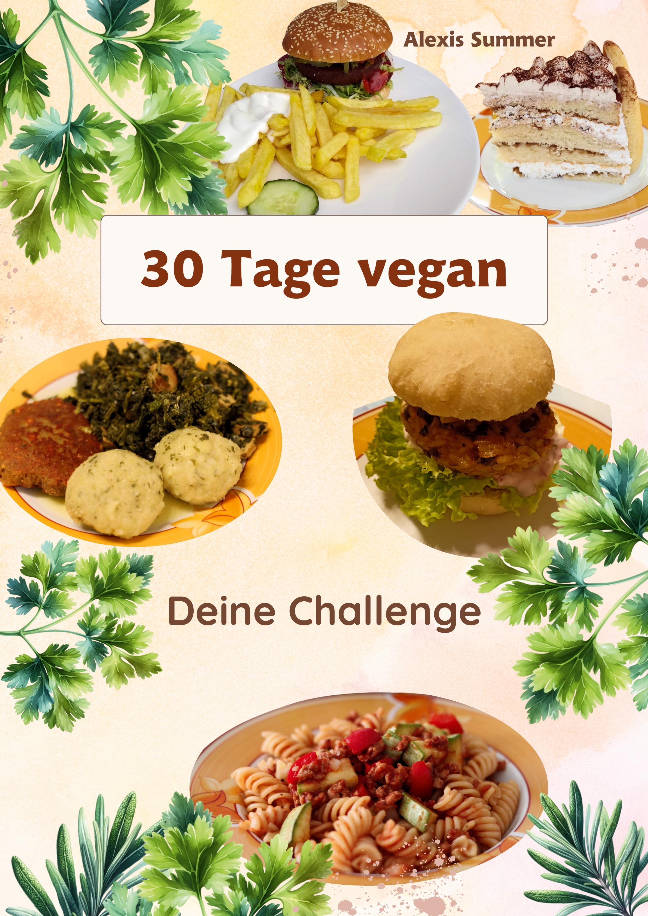 Vorderes Coverbild 30 Tage vegan