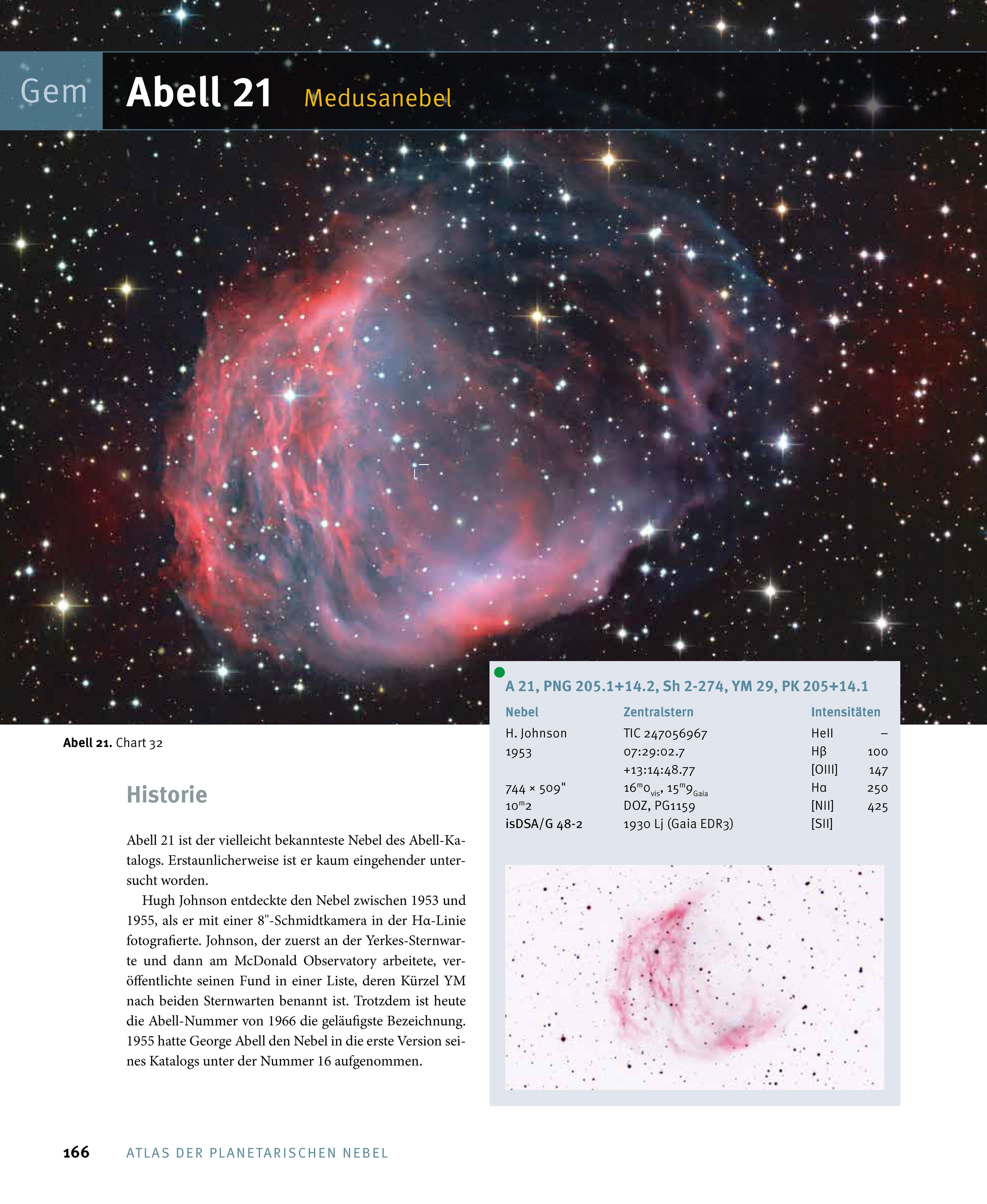 Beispielinhalt (Bild) Atlas der Planetarischen Nebel