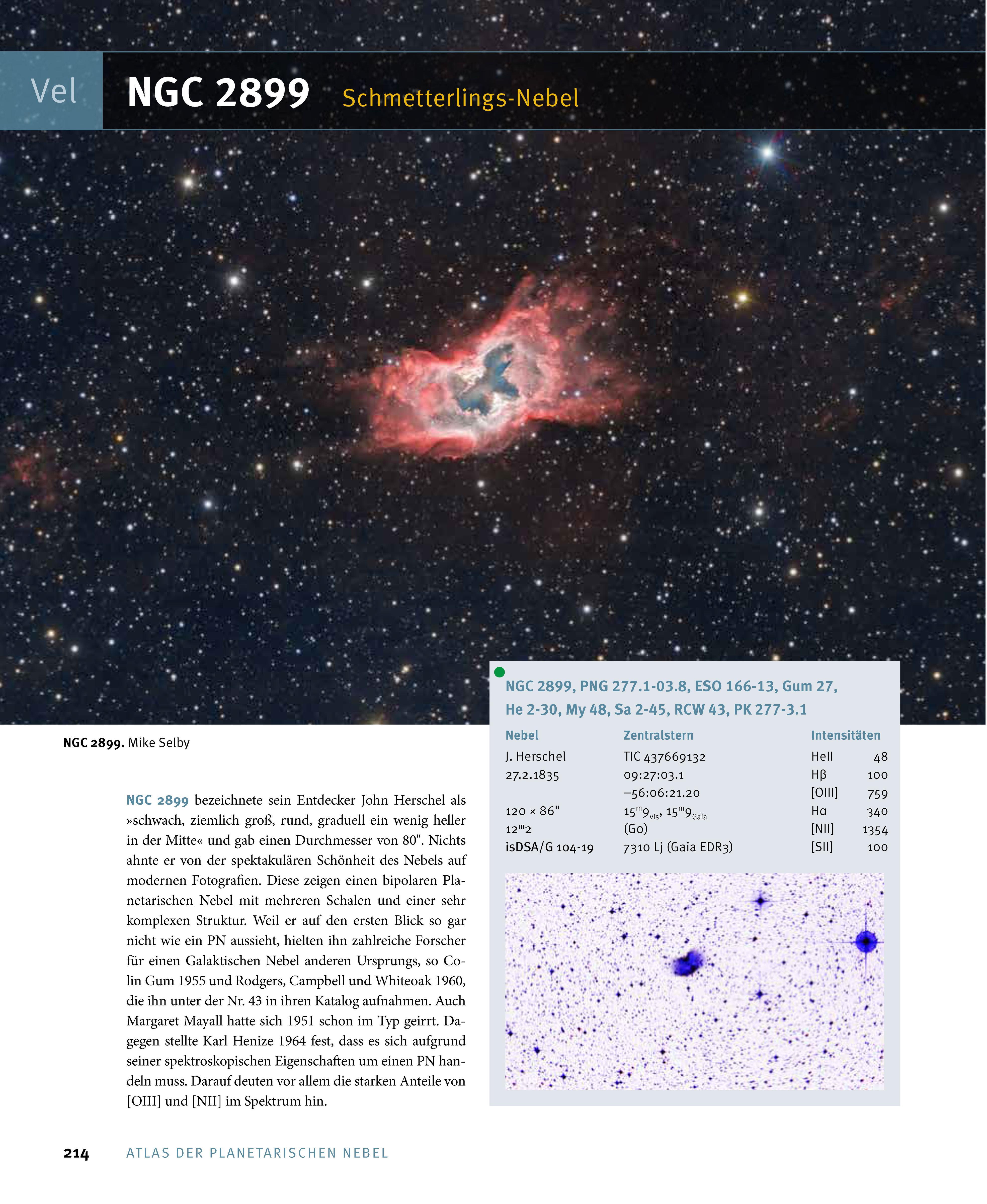 Beispielinhalt (Bild) Atlas der Planetarischen Nebel