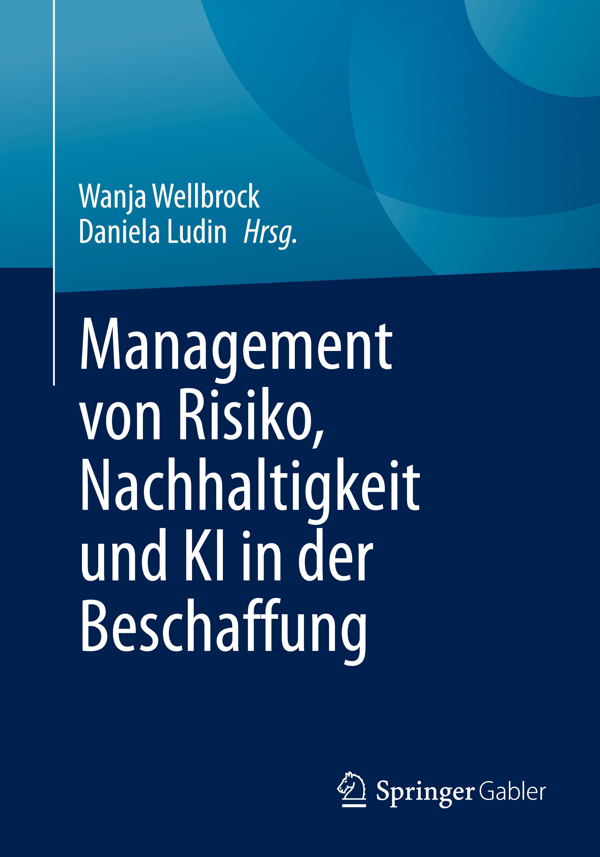 Vorderes Coverbild Management von Risiko, Nachhaltigkeit und KI in der Beschaffung