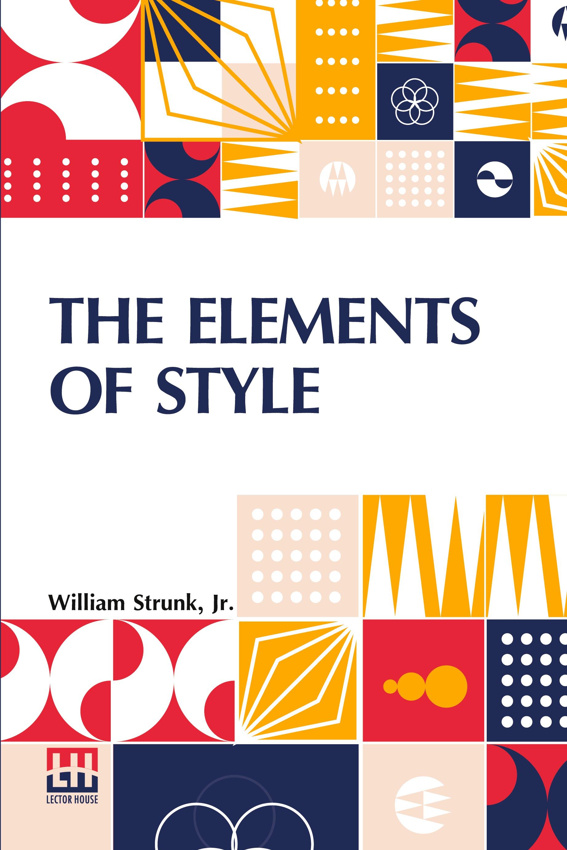 Vorderes Coverbild The Elements Of Style