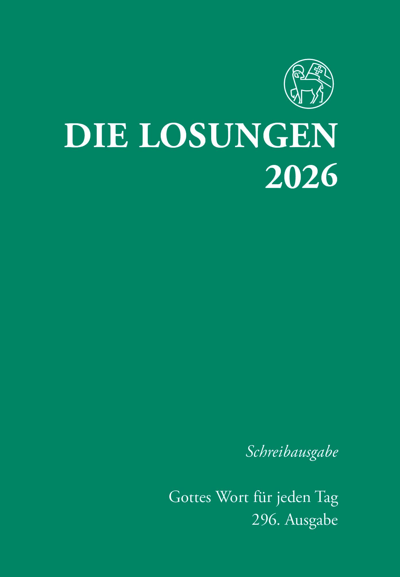 Vorderes Coverbild Losungen Deutschland 2026 / Die Losungen 2026