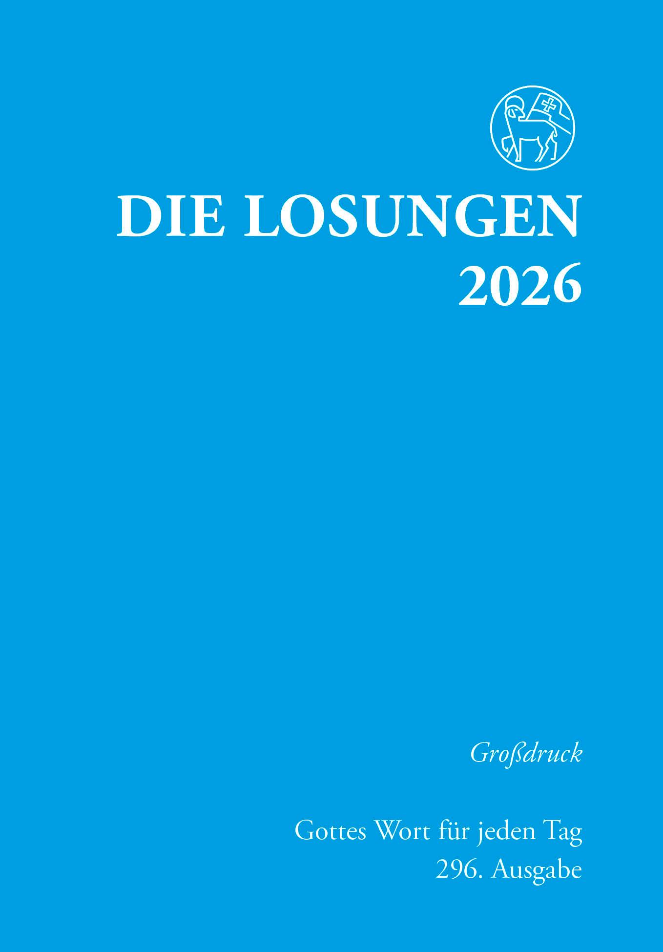 Vorderes Coverbild Losungen Deutschland 2026 / Die Losungen 2026