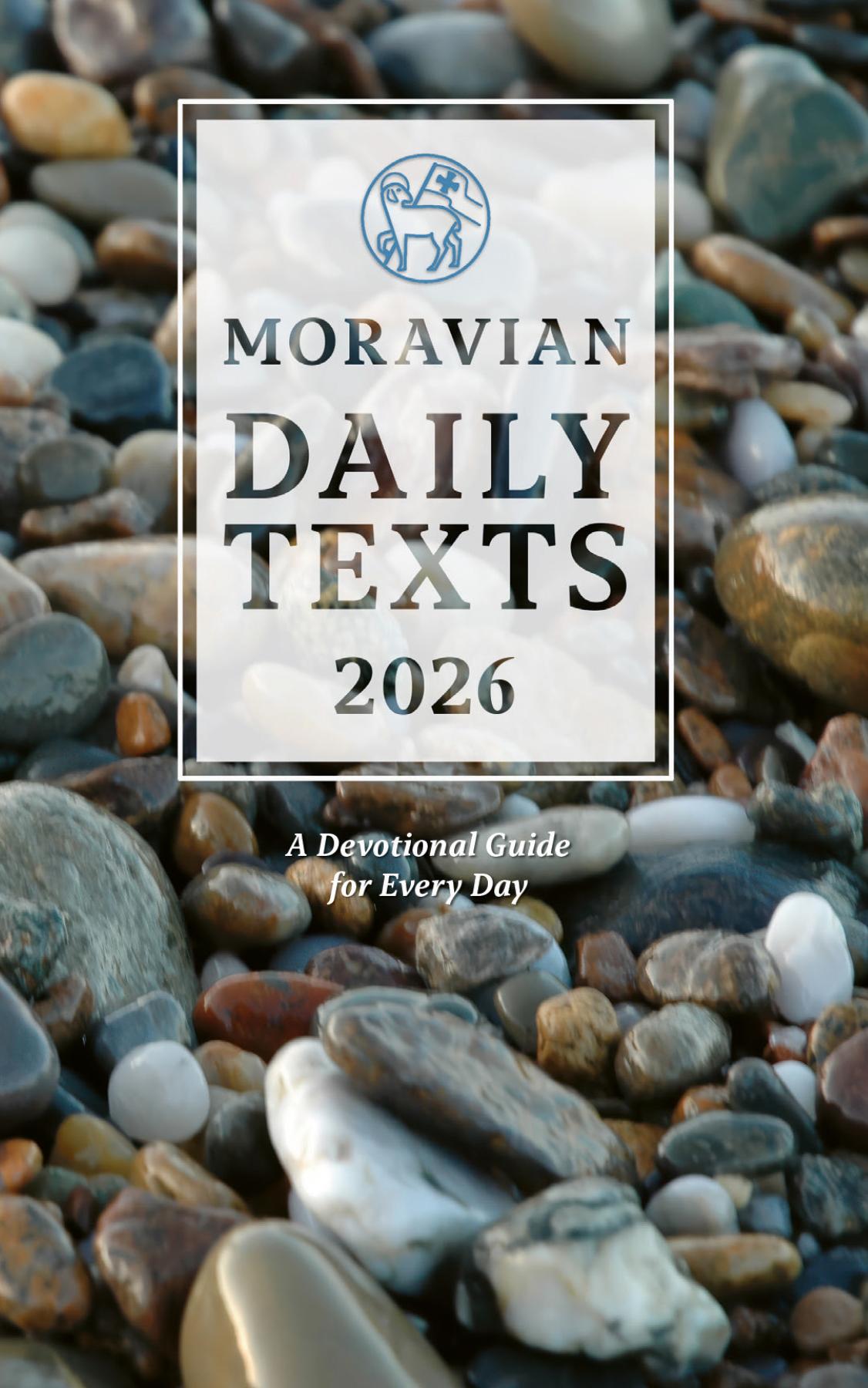 Vorderes Coverbild Moravian Daily Texts 2026