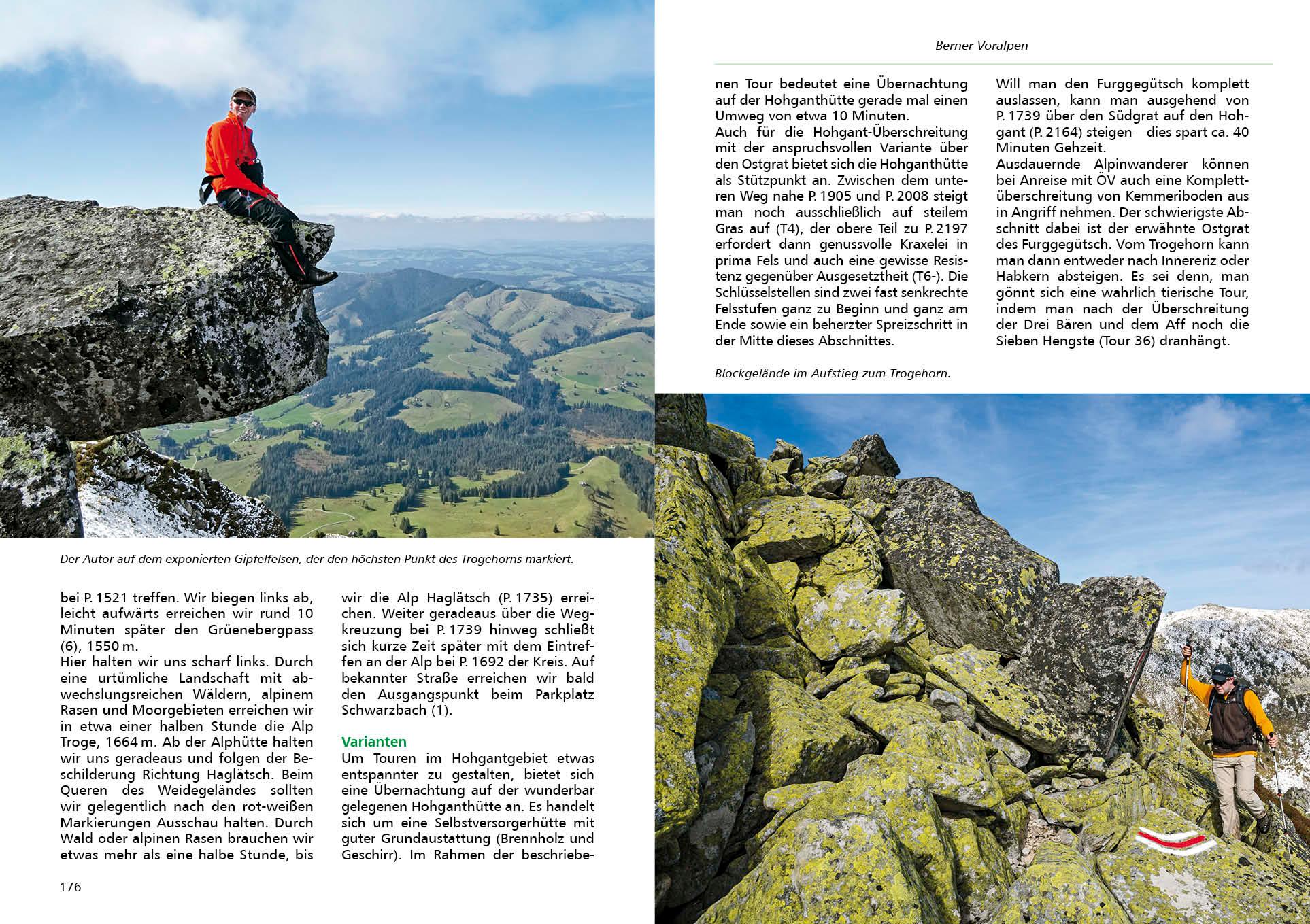 Beispielinhalt (Bild) Gratwandern Schweiz