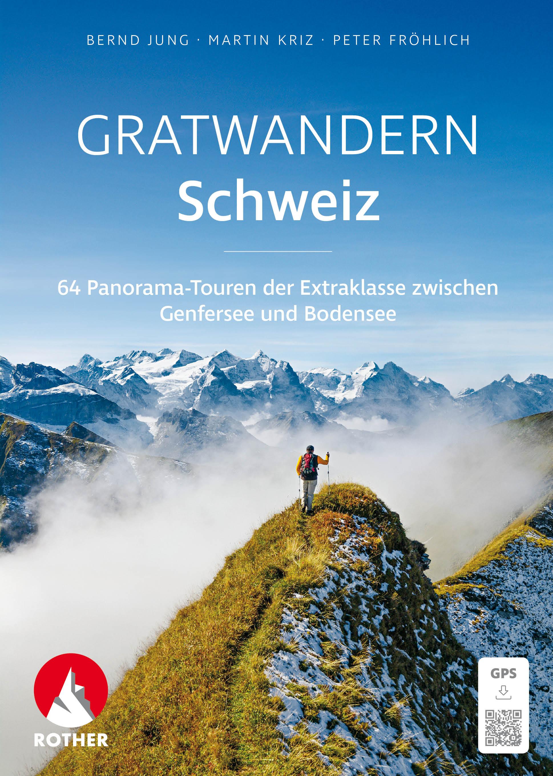 Vorderes Coverbild Gratwandern Schweiz