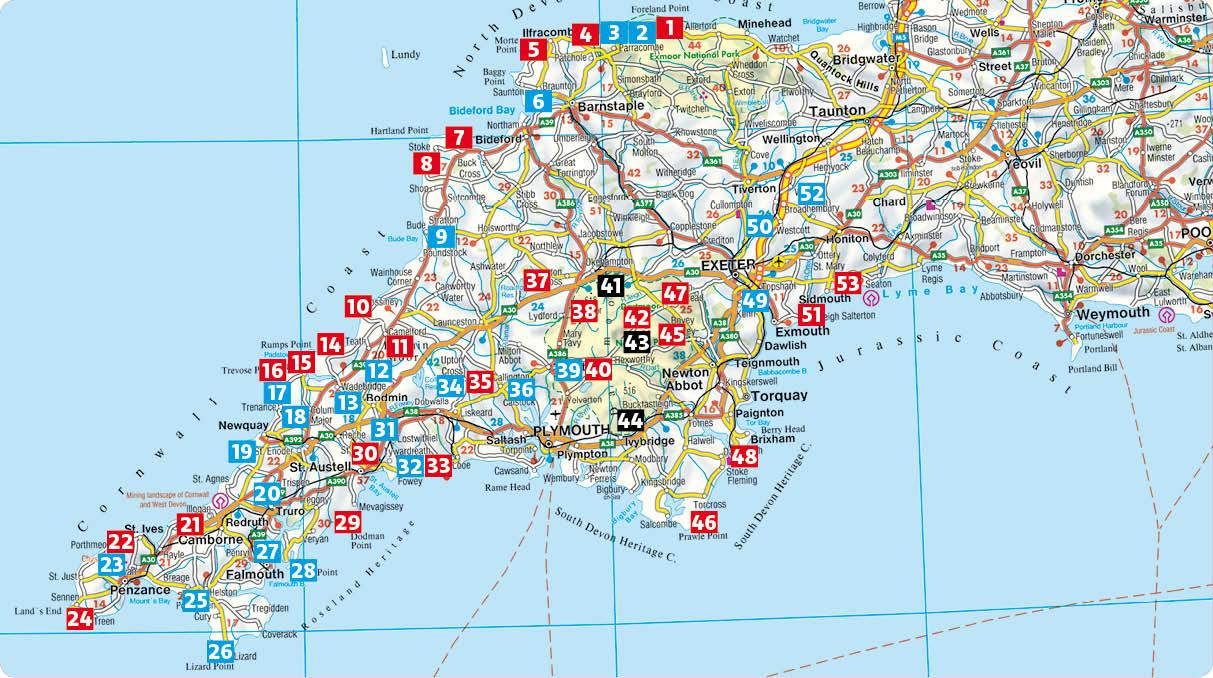 Beispielinhalt (Bild) Cornwall - Devon